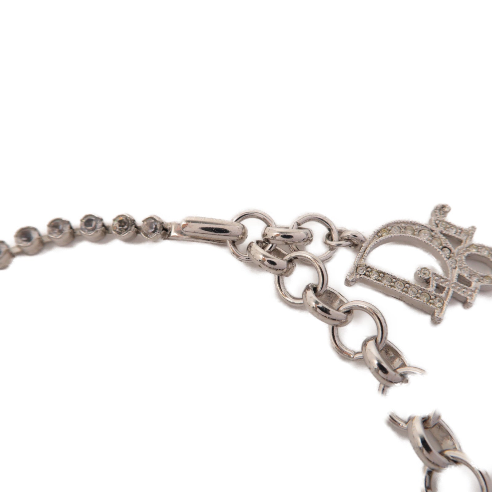 Dior PVC/金屬Necklace項鍊銀色/透明
