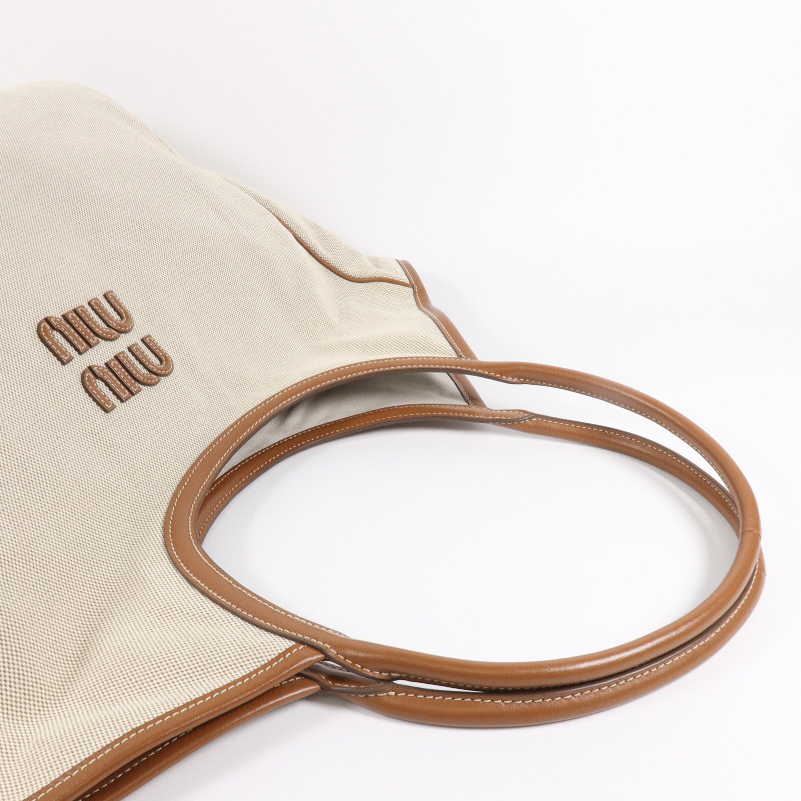 Miu Miu 帆布Ivy Tote Bag肩背袋/手挽袋