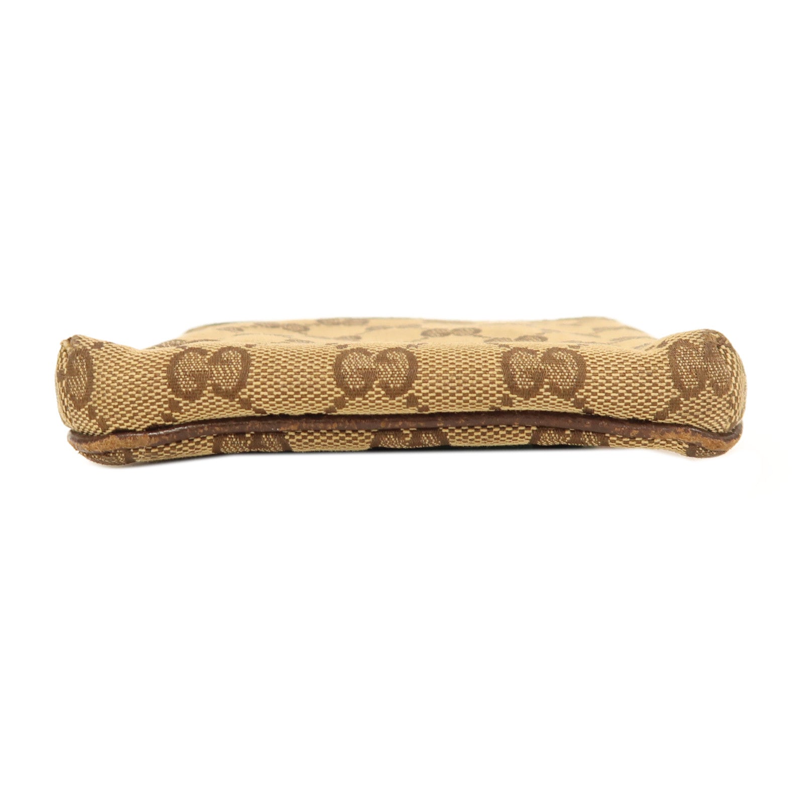 GUCCI 帆布Shoulder Bag銀扣肩背袋啡色