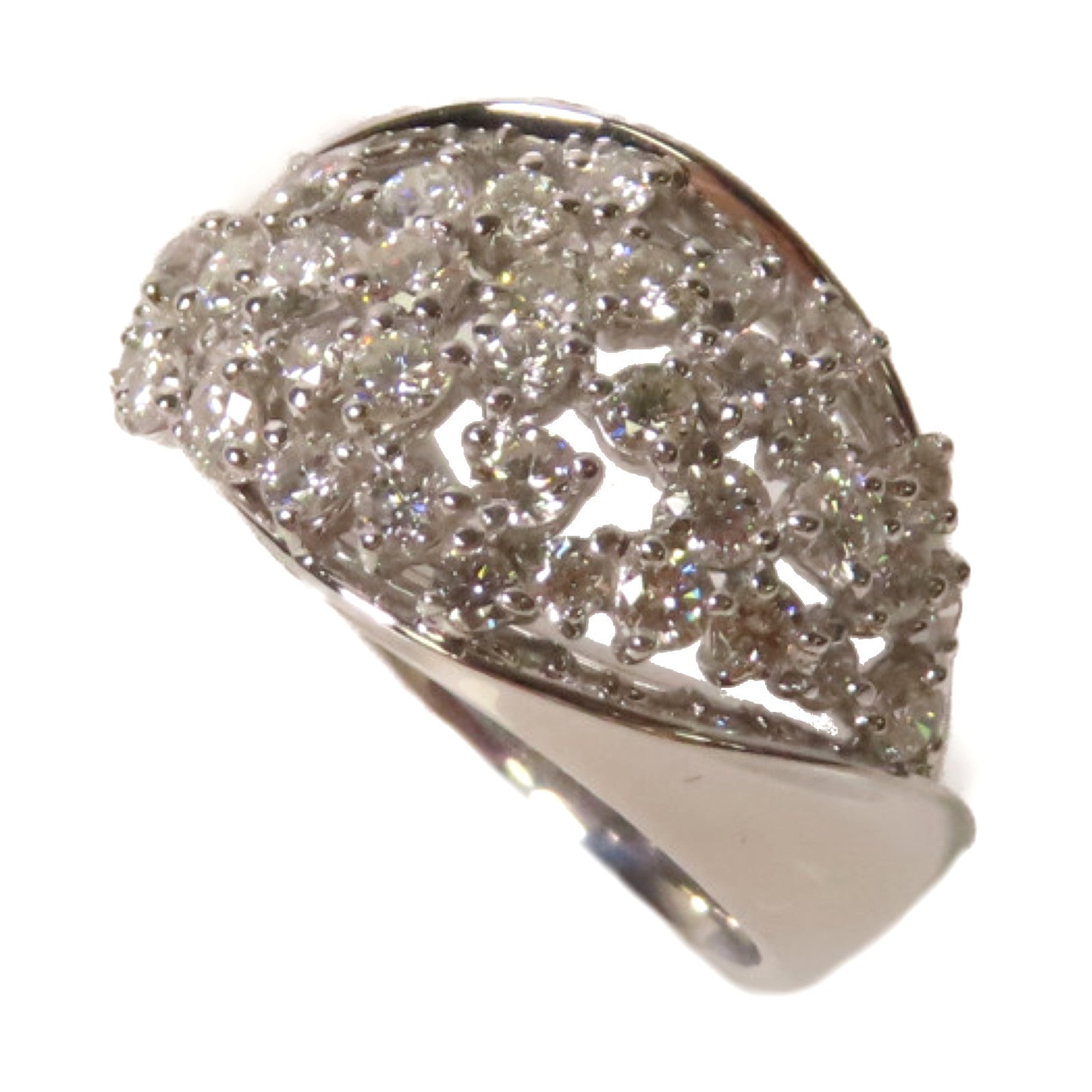 JEWELRY 18K白金/1.32ct鑽石Diamond Ring戒指US#5.75