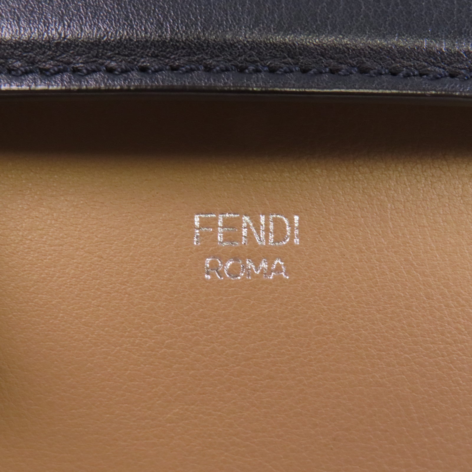 FENDI 牛皮皮革By The Way銀扣手挽肩背兩用袋