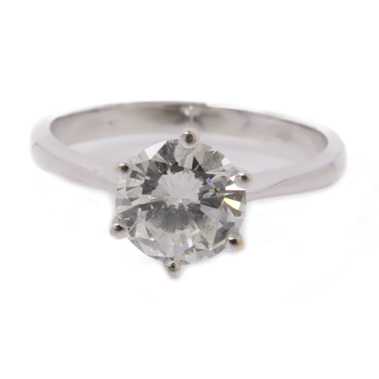 JEWELRY 18K白金Ring1.00ct鑽石戒指US#7