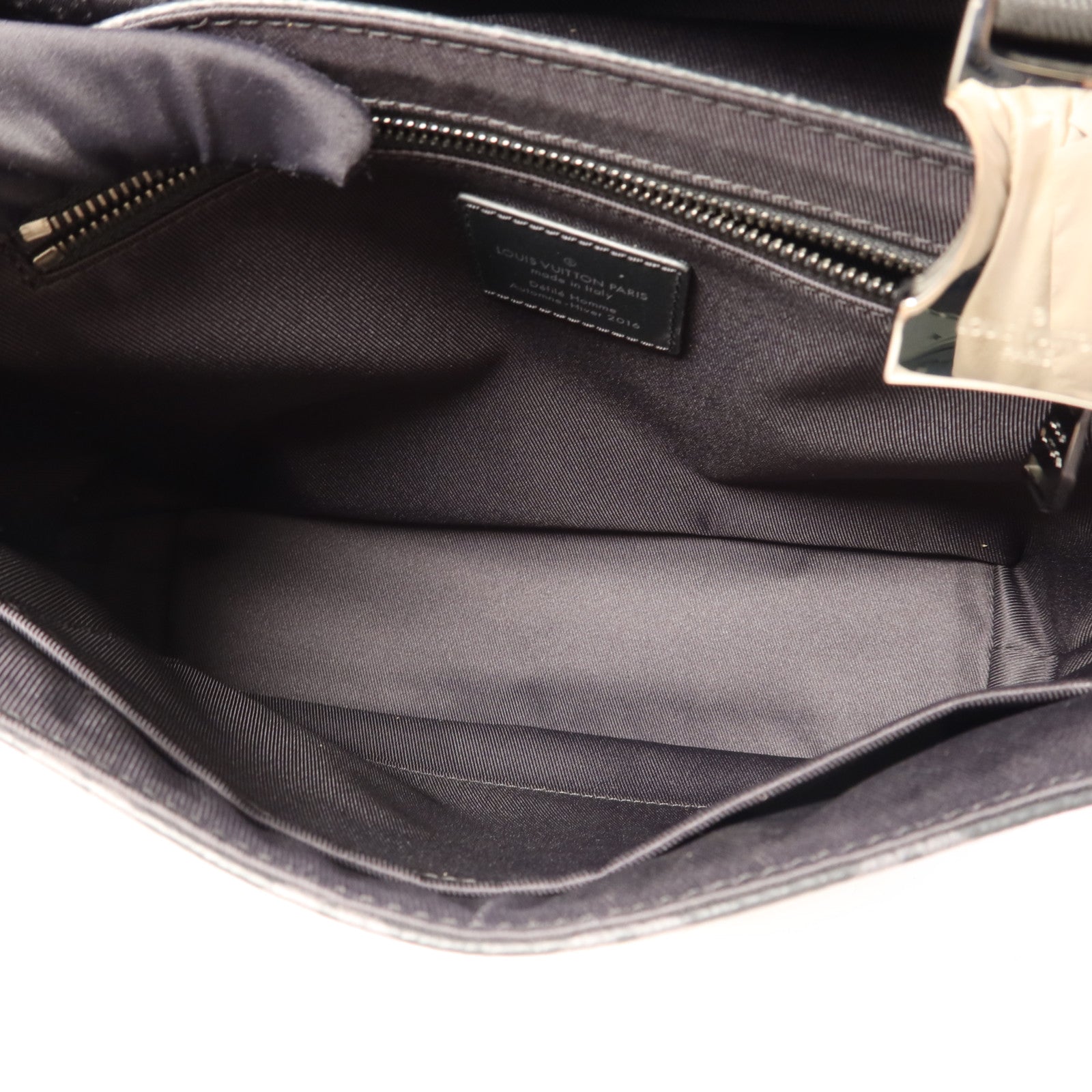 LOUIS VUITTON Monogram Eclipse Messenger PM Voyager銀扣肩背袋