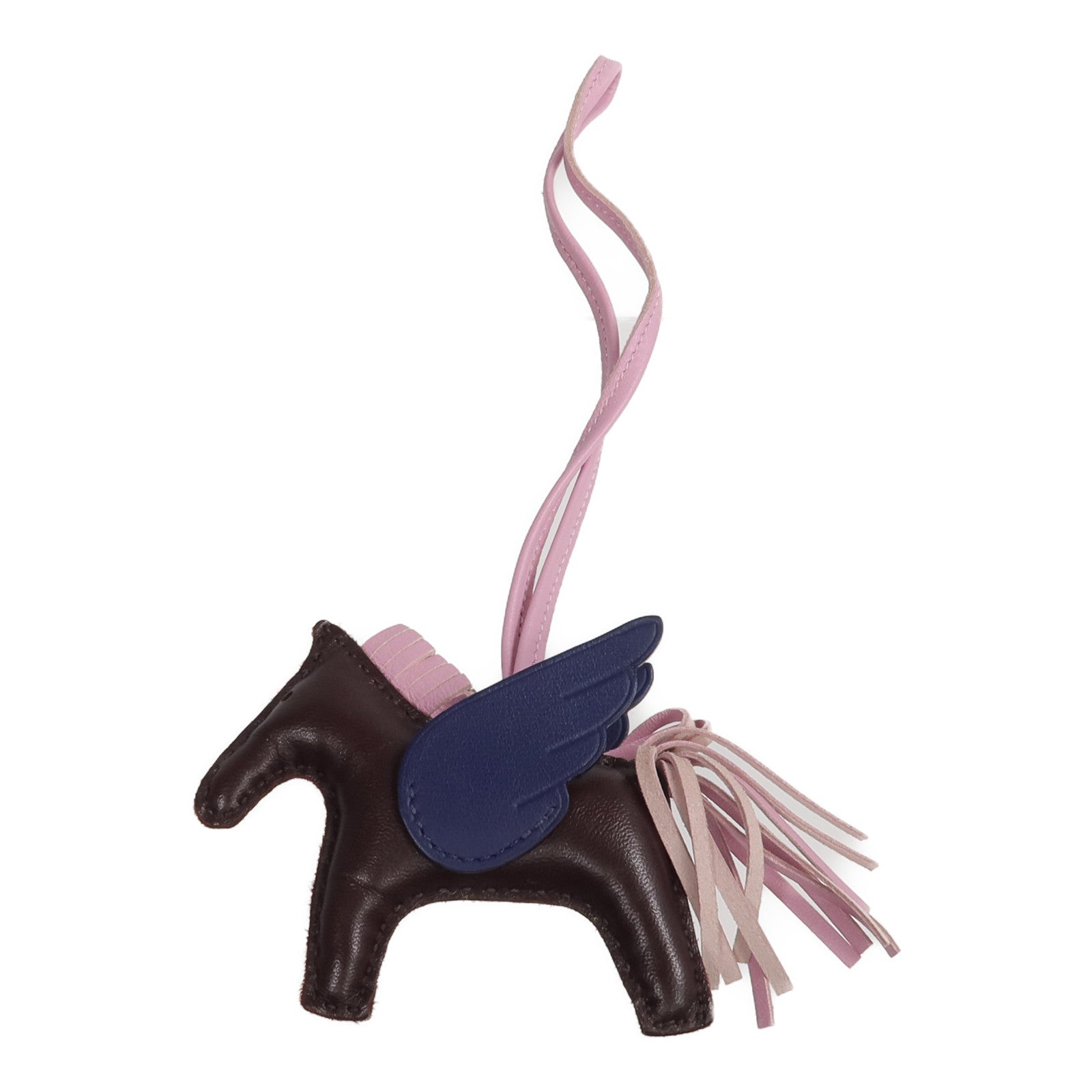 HERMES Milo皮革Rodeo Pegase PM掛飾