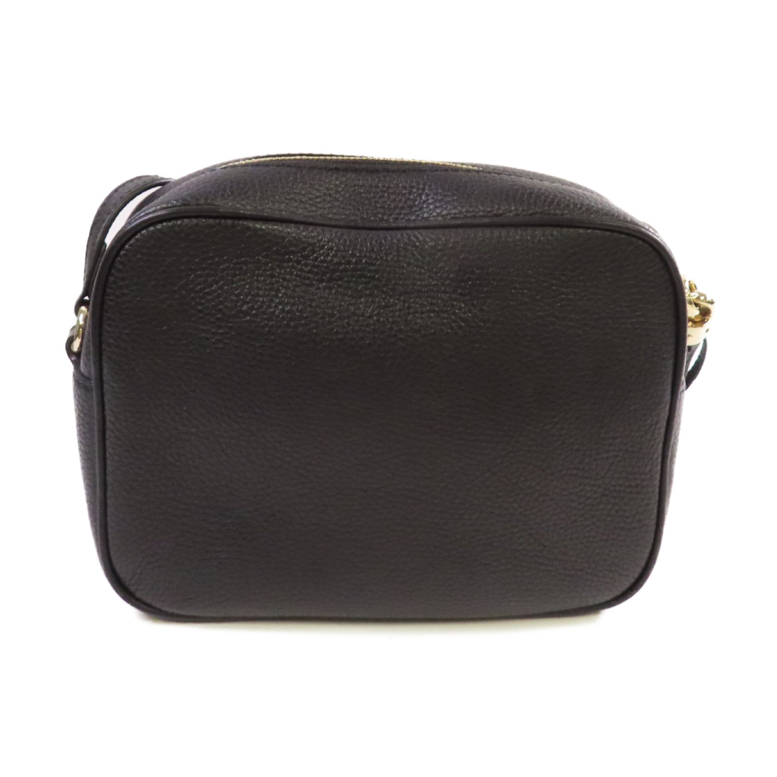 GUCCI 牛皮皮革Soho Disco Shoulder Bag金扣肩背袋黑色