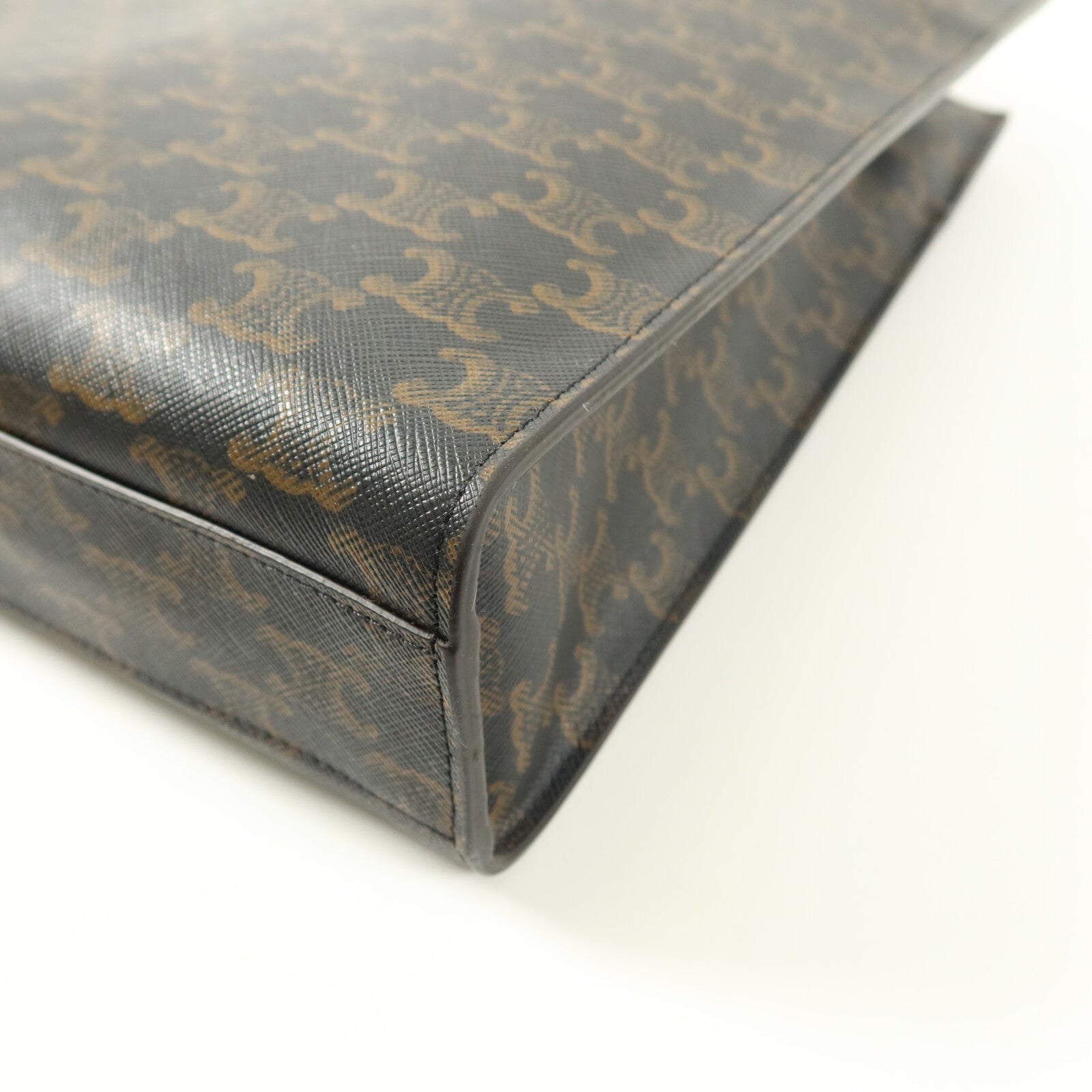 CELINE 塗層帆布Triomphe Cabas Vertical Large Tote手挽肩背兩用袋