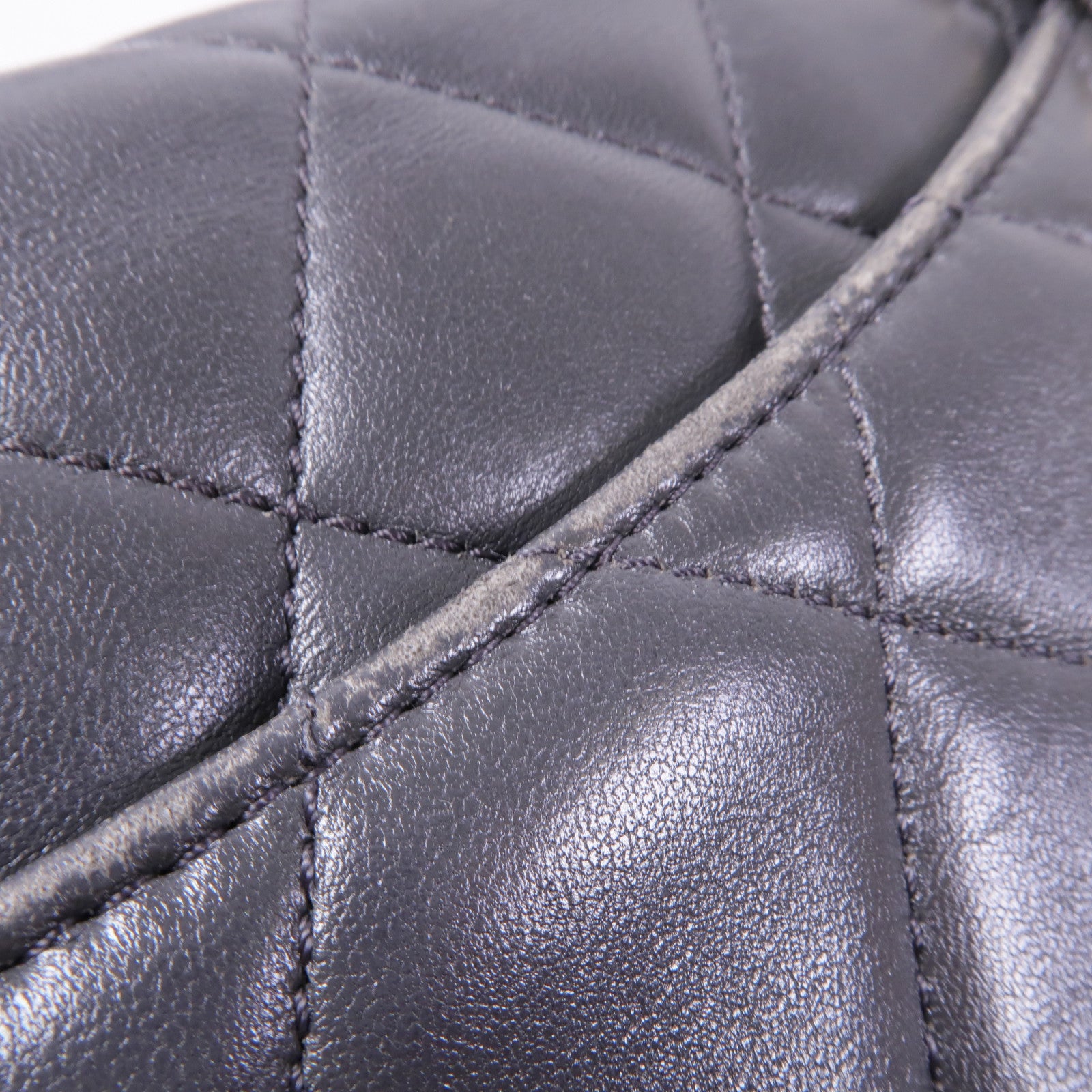 CHANEL 羊皮皮革2way Chain Shoulder Bag金扣手挽肩背兩用袋