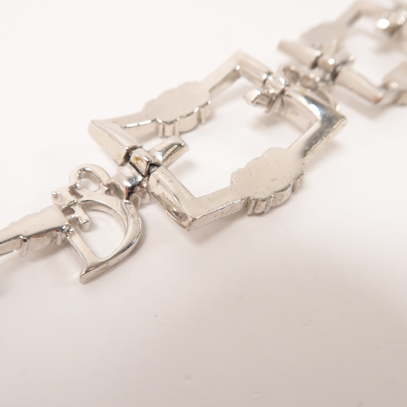 Dior PVC/金屬Necklace項鍊銀色/透明