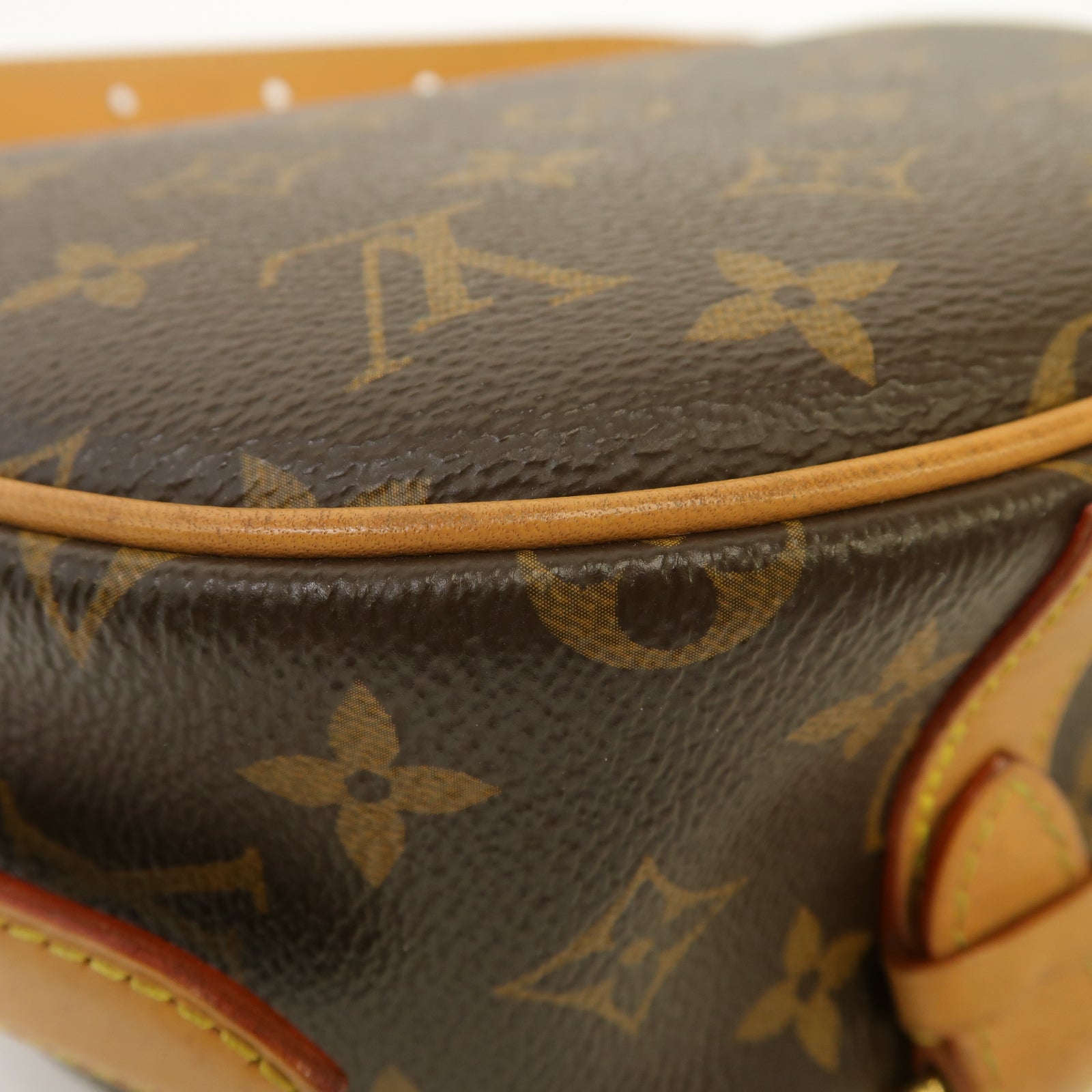 LOUIS VUITTON 【激減優惠】Monogram Tambourine金扣肩背袋棕色