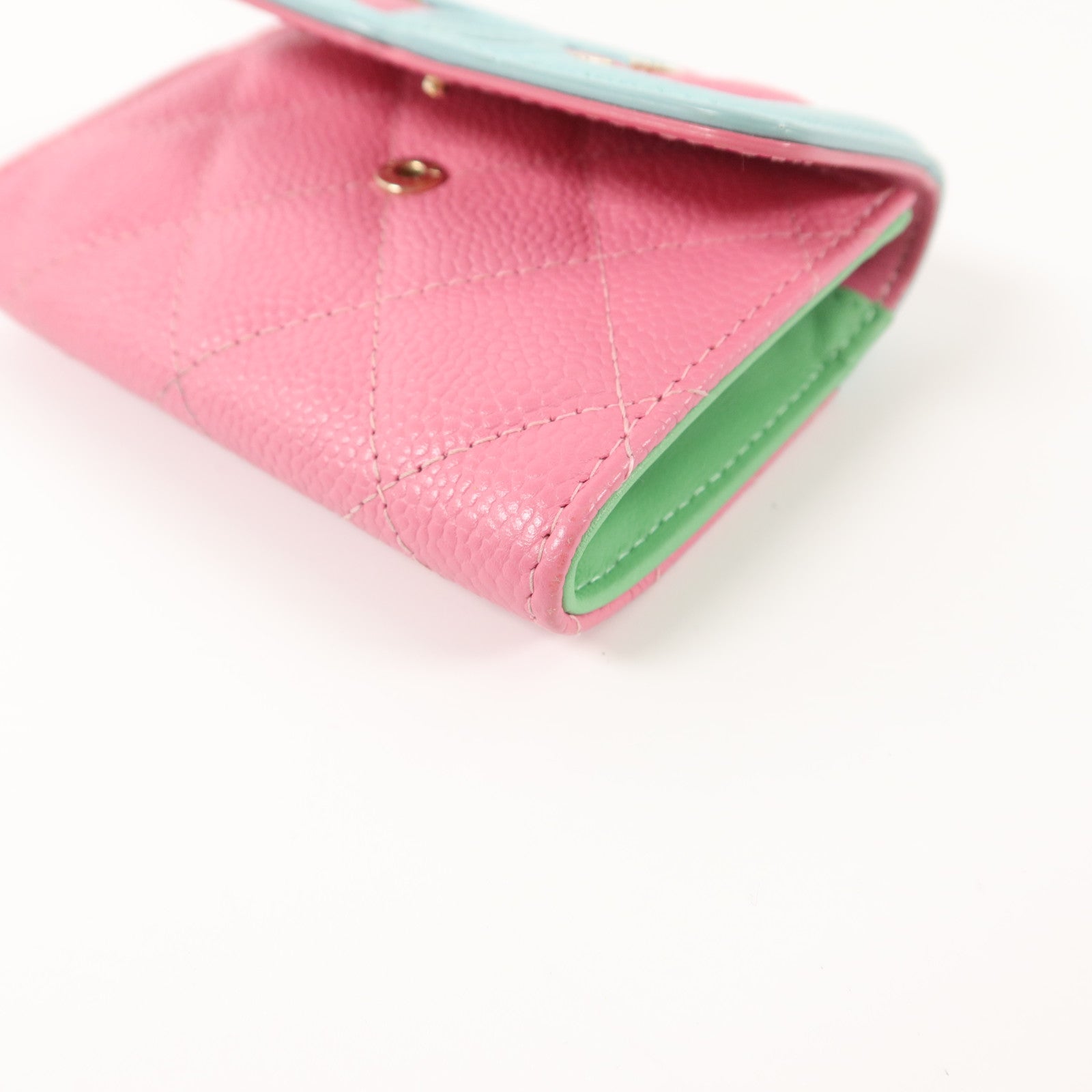 CHANEL 牛皮皮革CC Filigree Small Flap Wallet卡片套