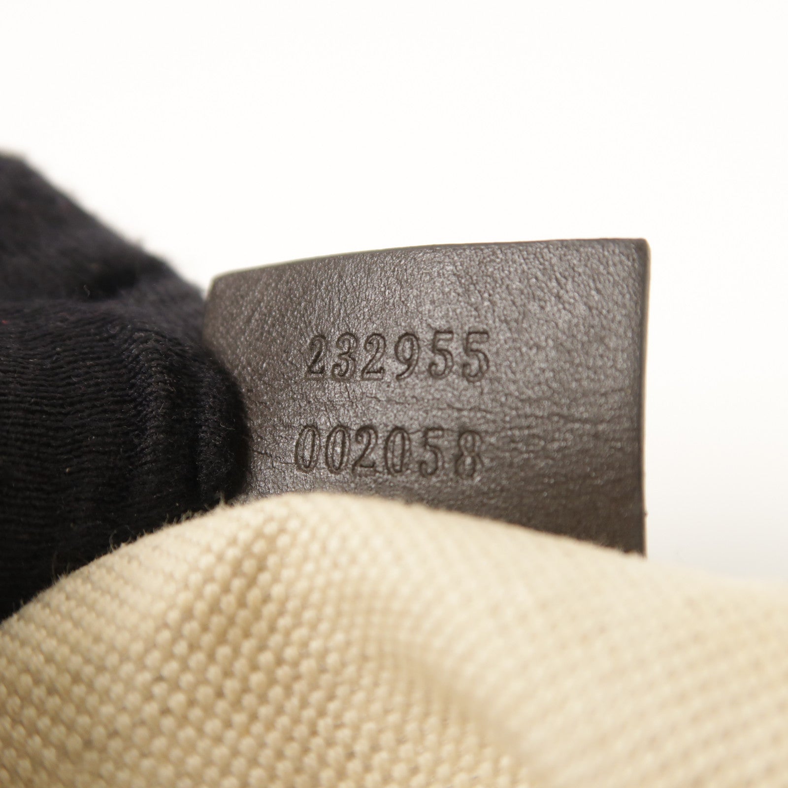 GUCCI GG GHW Shoulder Bag 232955 Canvas Brown