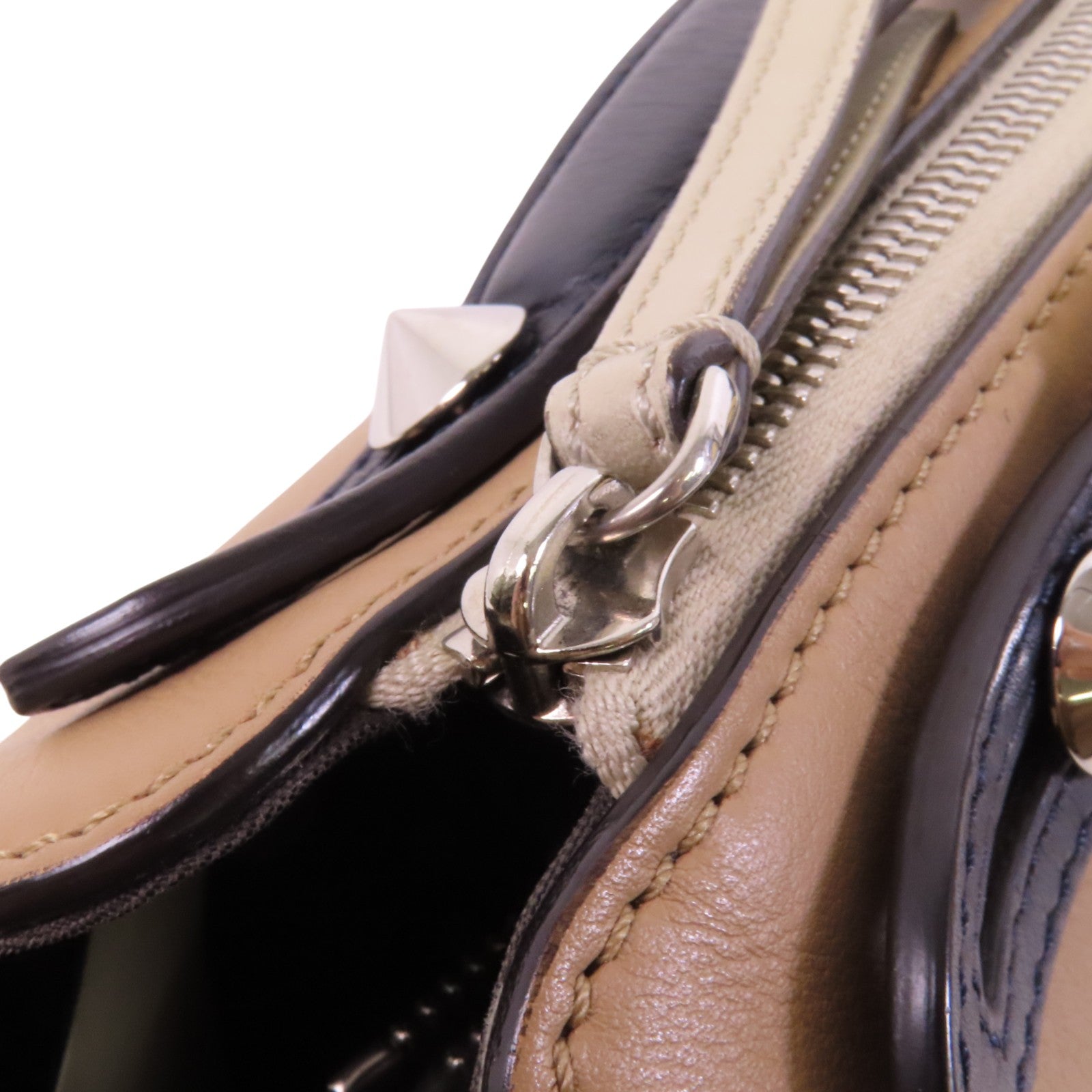 FENDI 牛皮皮革By The Way銀扣手挽肩背兩用袋