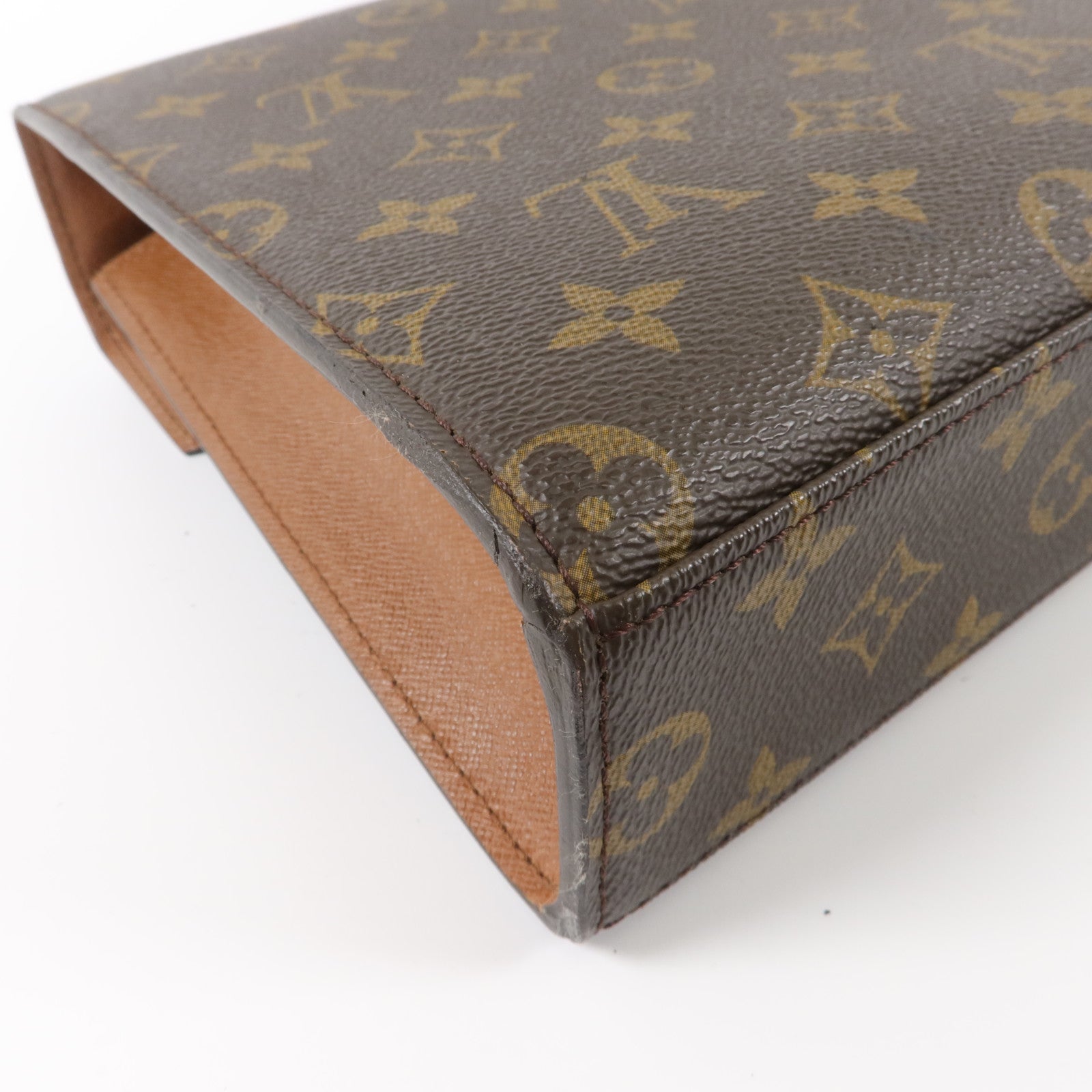 LOUIS VUITTON Monogram Malesherbes金扣手挽袋
