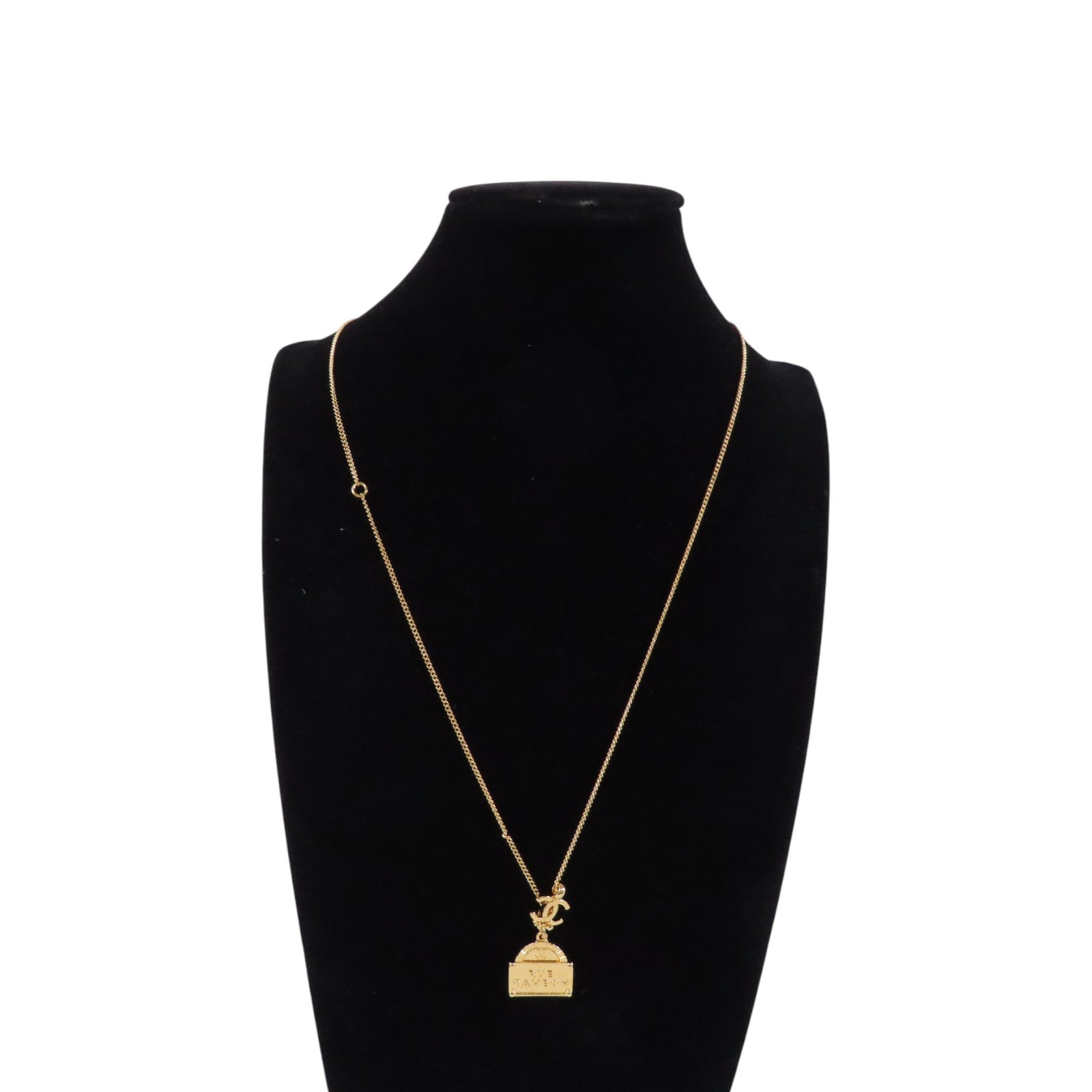 CHANEL CC GHW Necklace B22A Metal