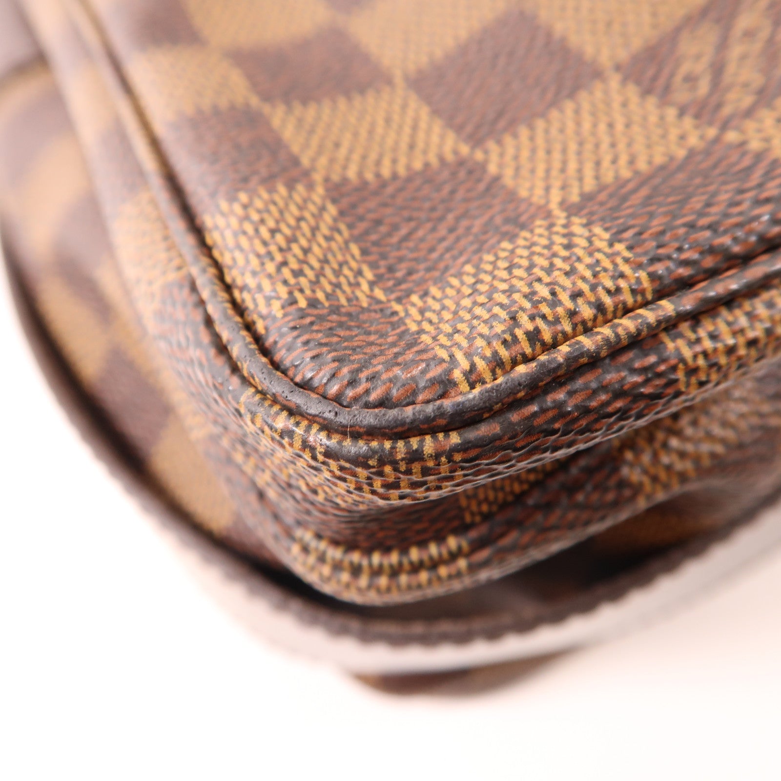 LOUIS VUITTON LV GHW Naviglio Shoulder Bag N45255 Damier Brown