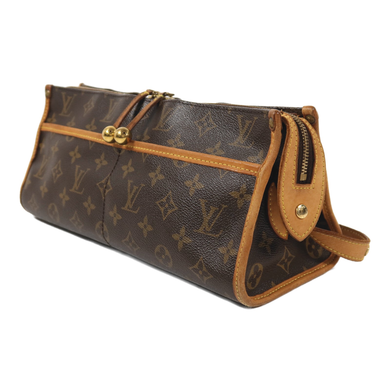 LOUIS VUITTON Monogram Popincourt Long金扣肩背袋