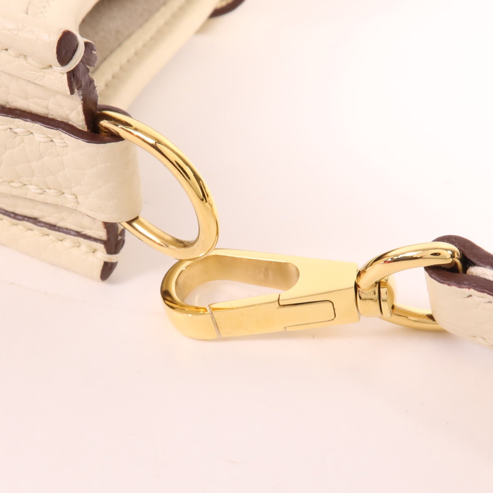 HERMES Clemence皮革Evelyne TPM金扣肩背袋Nata