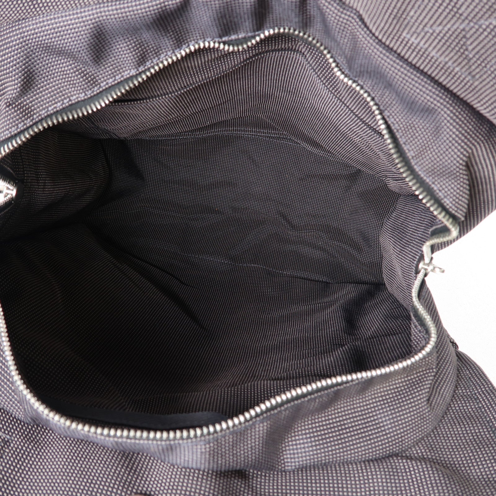 HERMES 帆布Herline Backpack Tote銀扣背包灰色
