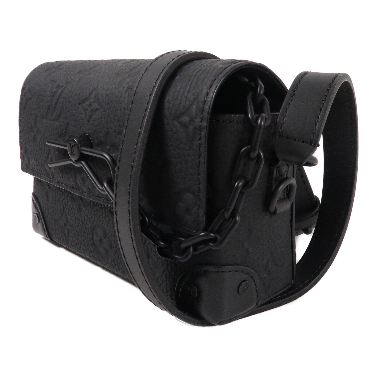 LOUIS VUITTON Monogram Taurillon Steamer Wearable Wallet肩背袋