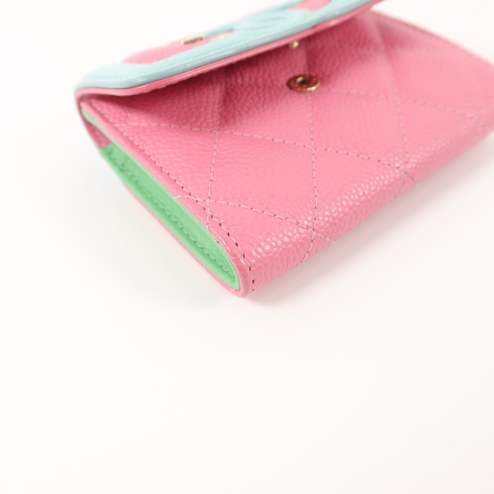 CHANEL 牛皮皮革CC Filigree Small Flap Wallet卡片套