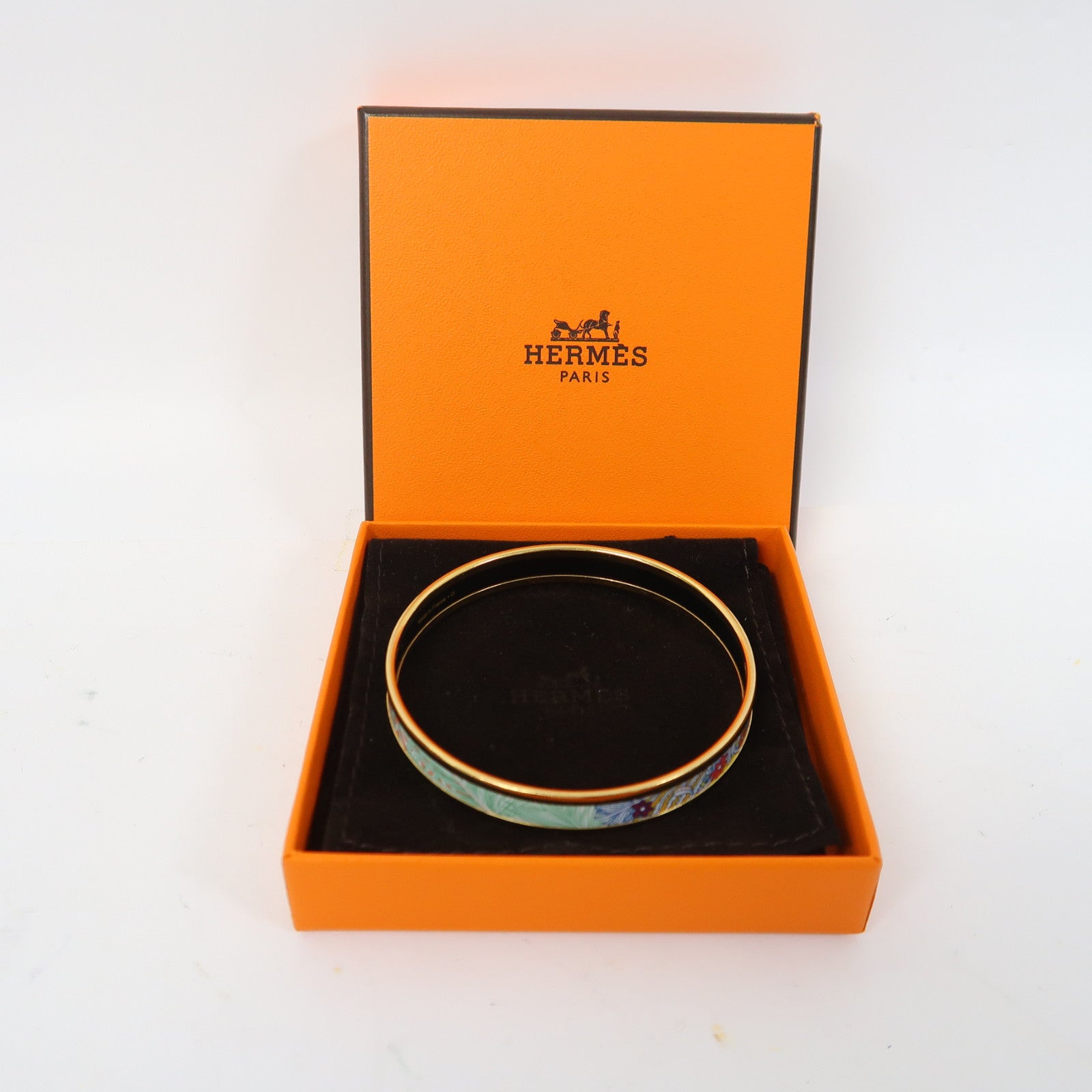 HERMES 金屬Bangle手鐲彩色