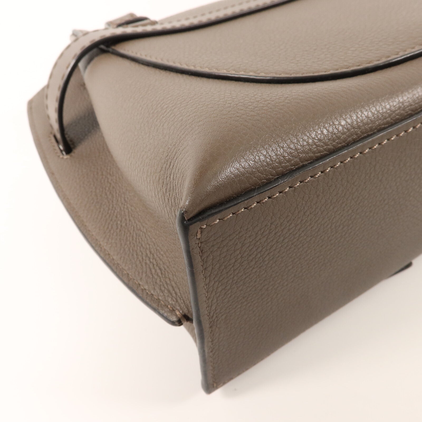 LOEWE 牛皮皮革Gate Top Handle Mini手挽肩背兩用袋