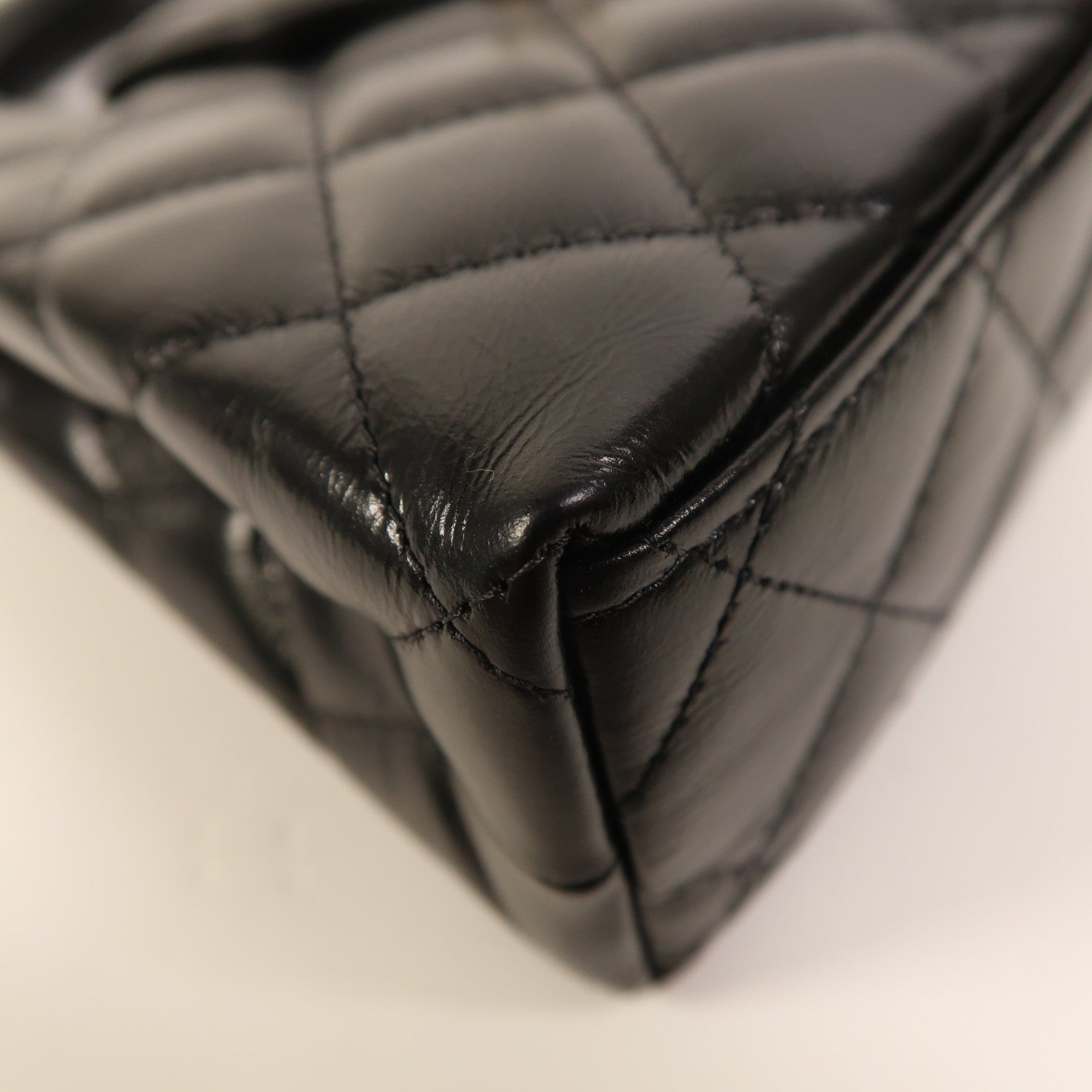 CHANEL 牛皮皮革Mini Kelly金扣手挽肩背兩用袋