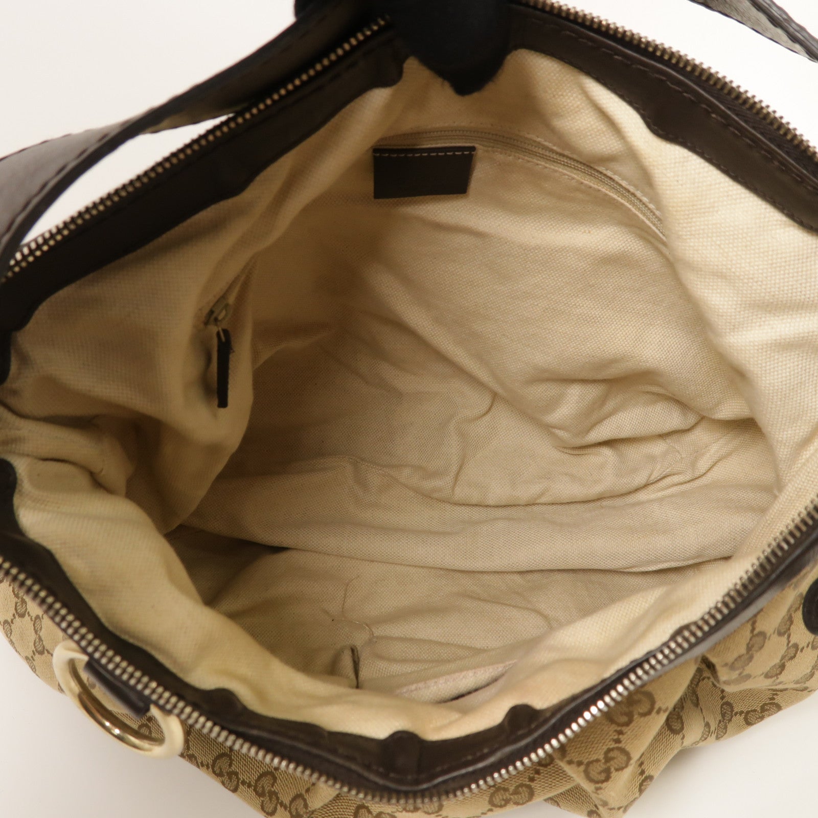 GUCCI GG GHW Shoulder Bag 232955 Canvas Brown