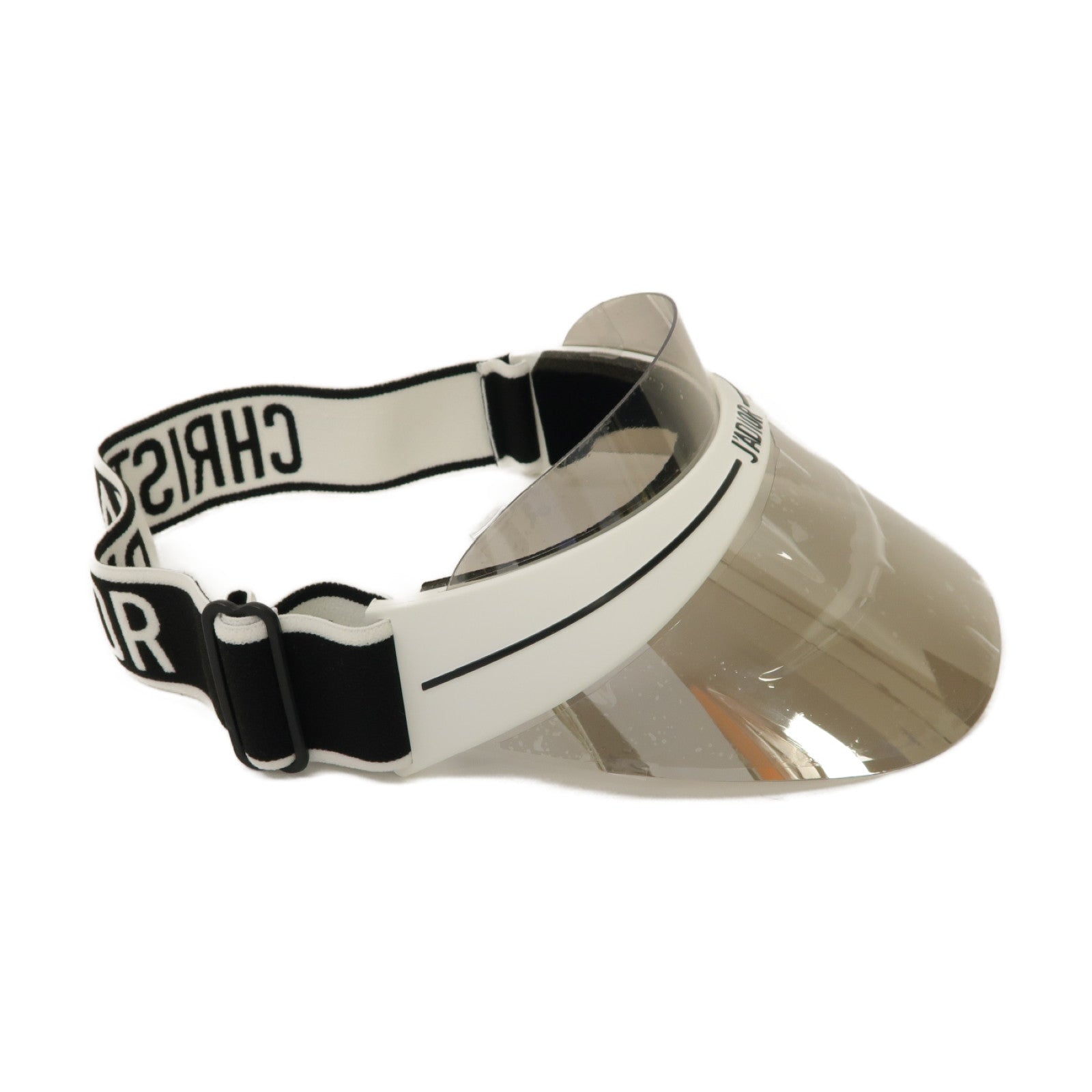 Dior PVC Visor遮陽帽白色/黒色