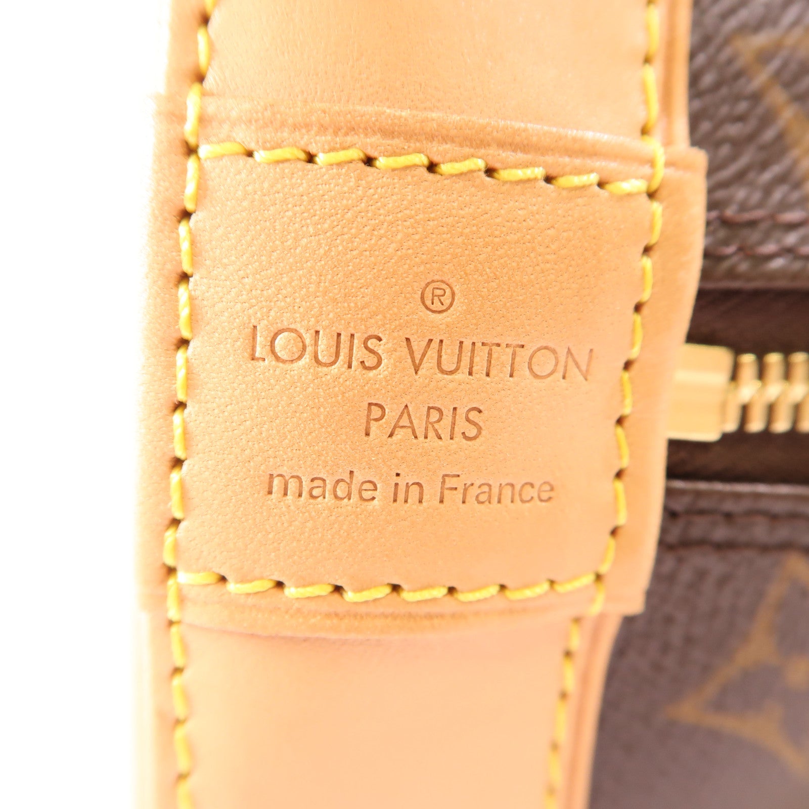 LOUIS VUITTON Monogram Alma PM金扣手挽袋