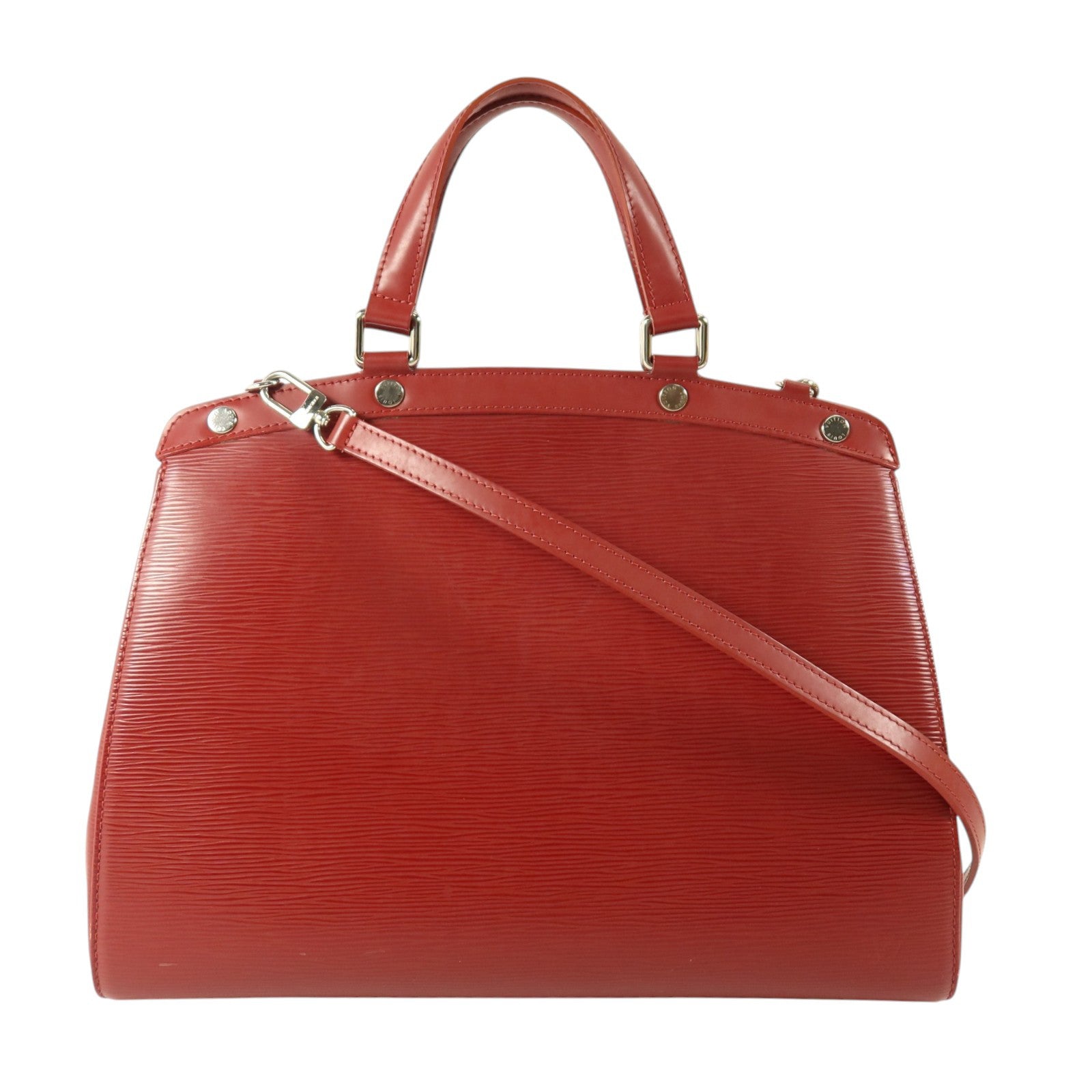 LOUIS VUITTON Epi Brea MM銀扣手挽肩背兩用袋