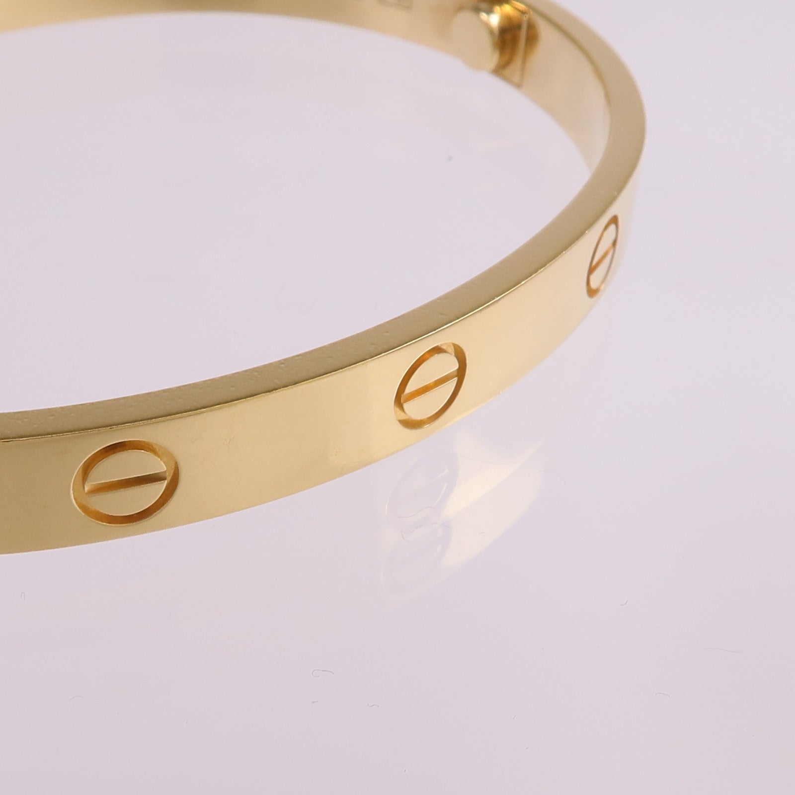 CARTIER 18K黃金Love Bracelet手鐲