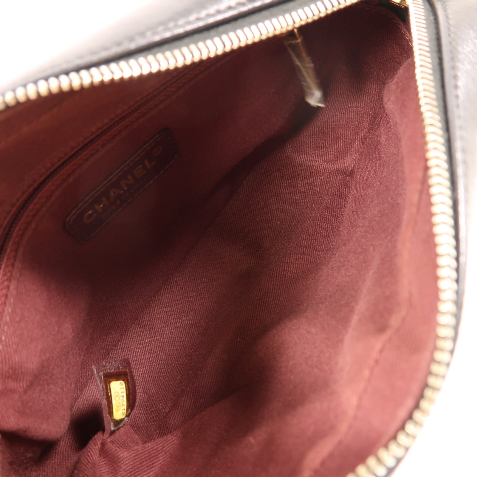 CHANEL 牛皮皮革Chain Shoulder Bag金扣鏈帶肩背袋