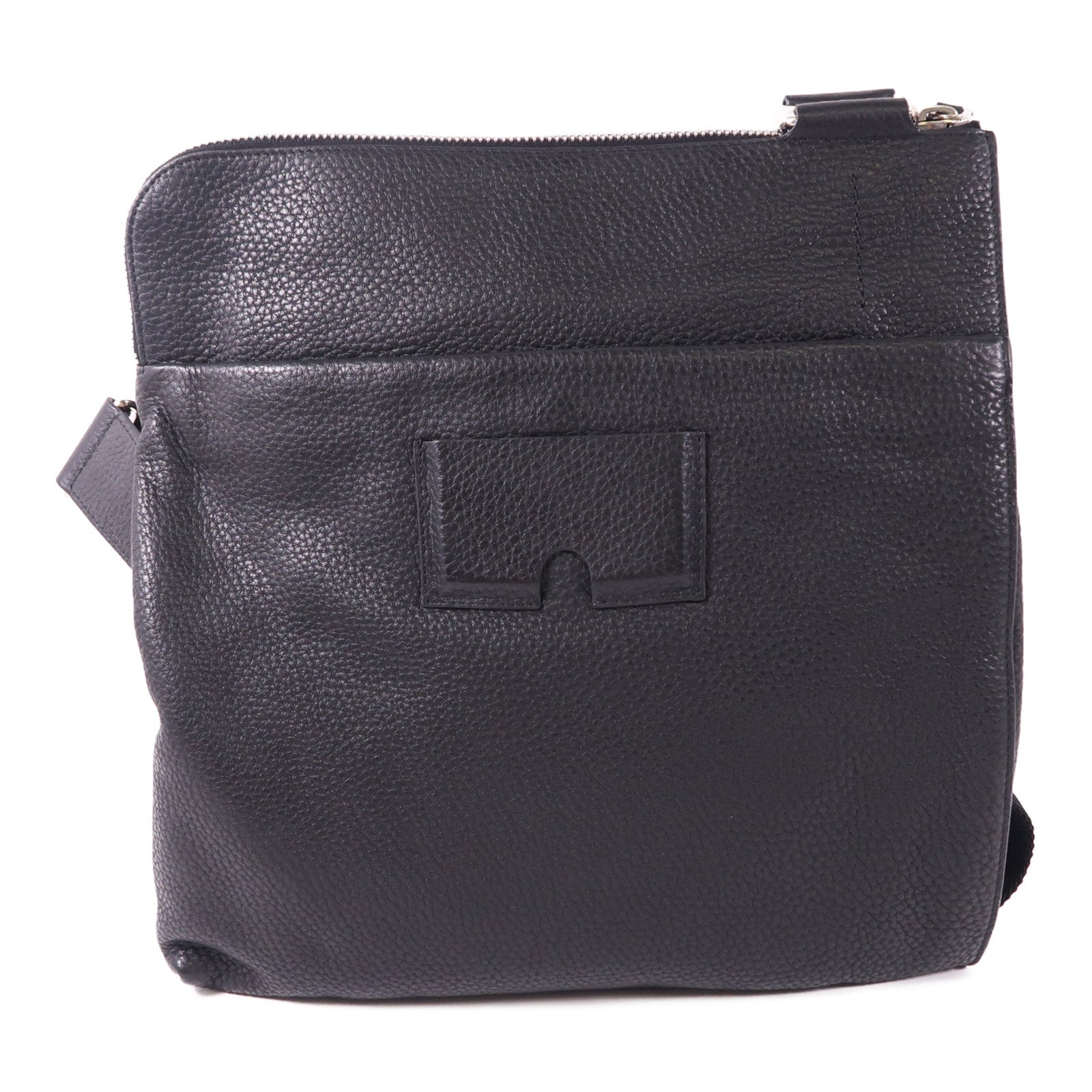 BALLY 牛皮皮革Shoulder Bag銀扣肩背袋