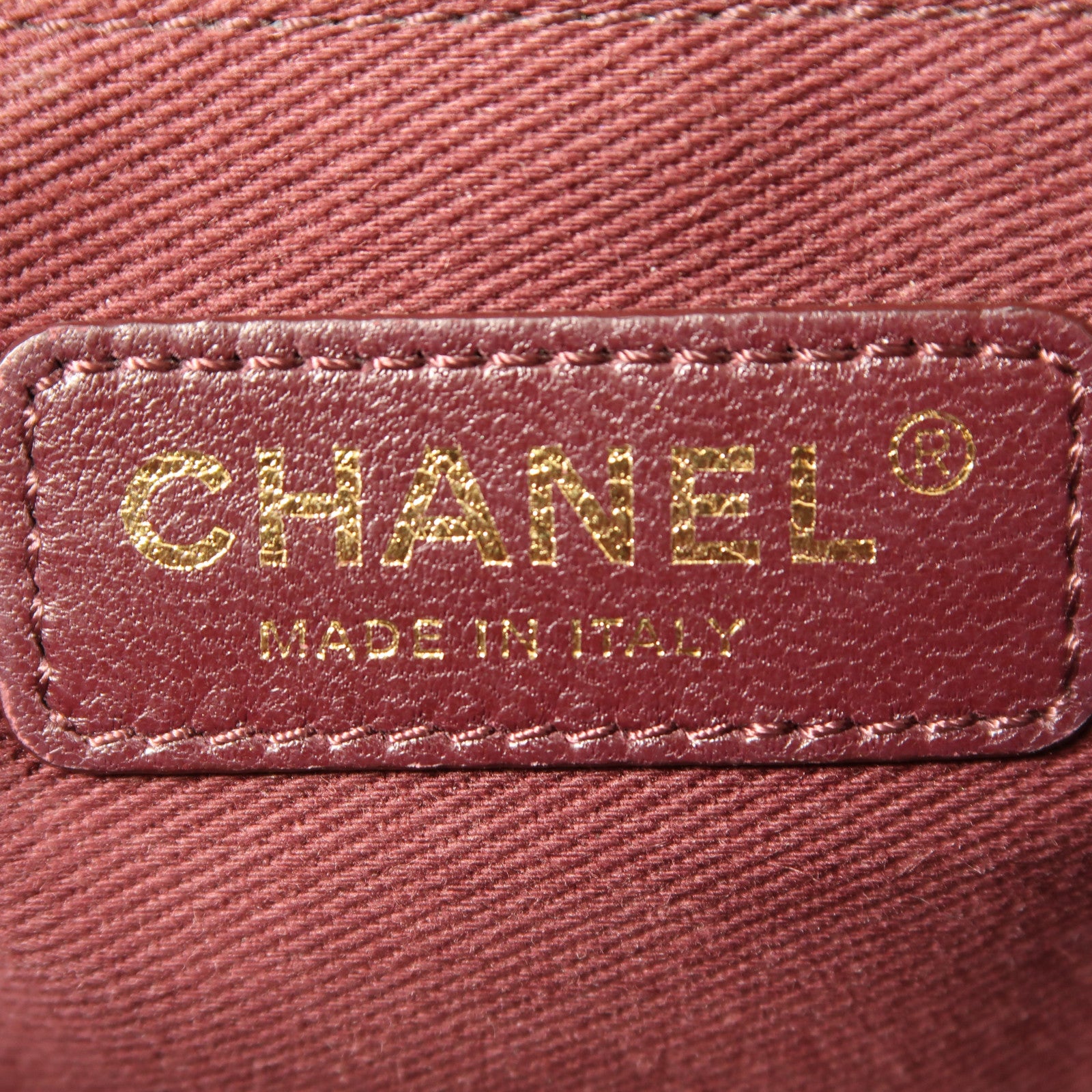 CHANEL 牛皮皮革Chain Shoulder Bag金扣鏈帶肩背袋