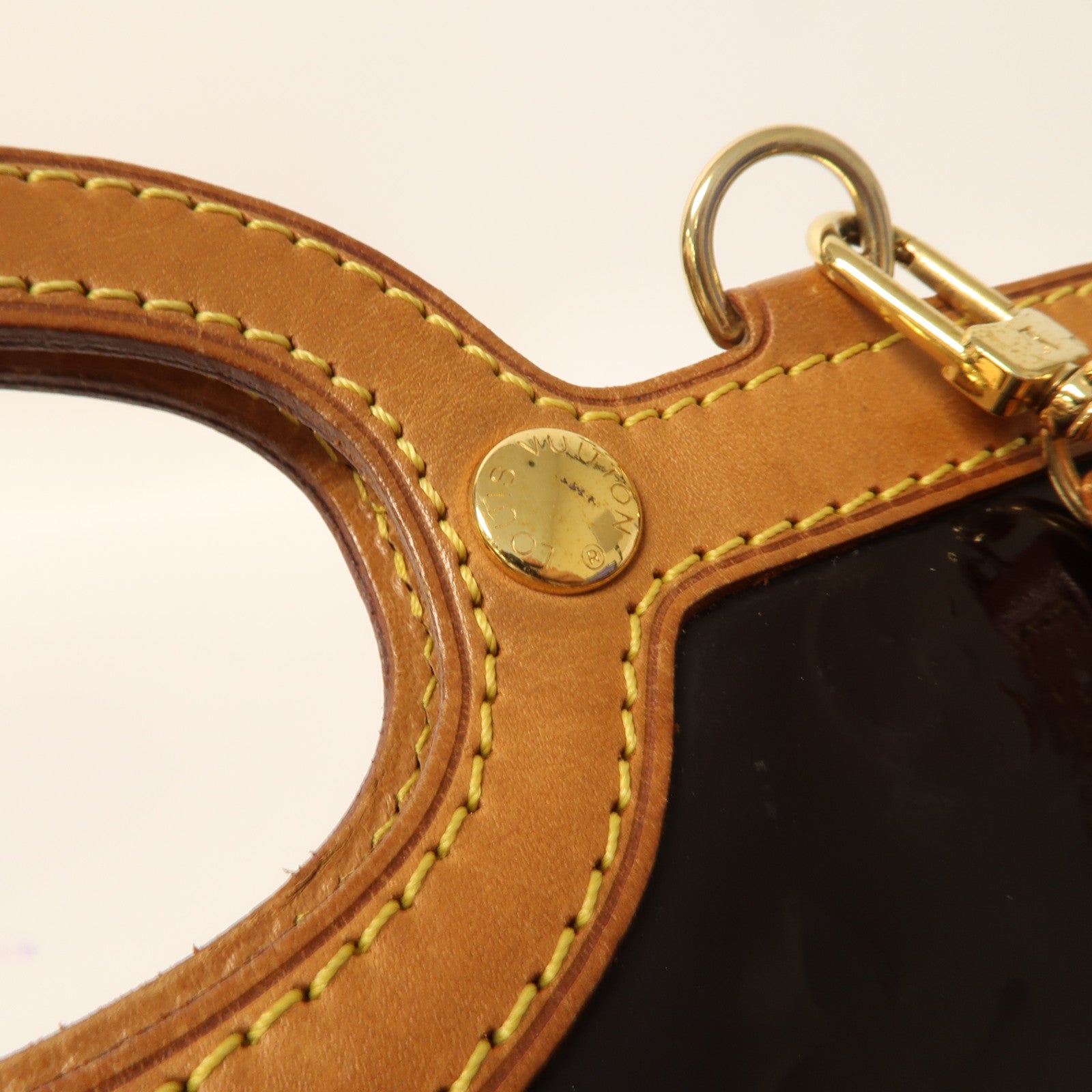 LOUIS VUITTON 【激減優惠】Vernis Roxbury Drive金扣手挽肩背兩用袋酒紅色