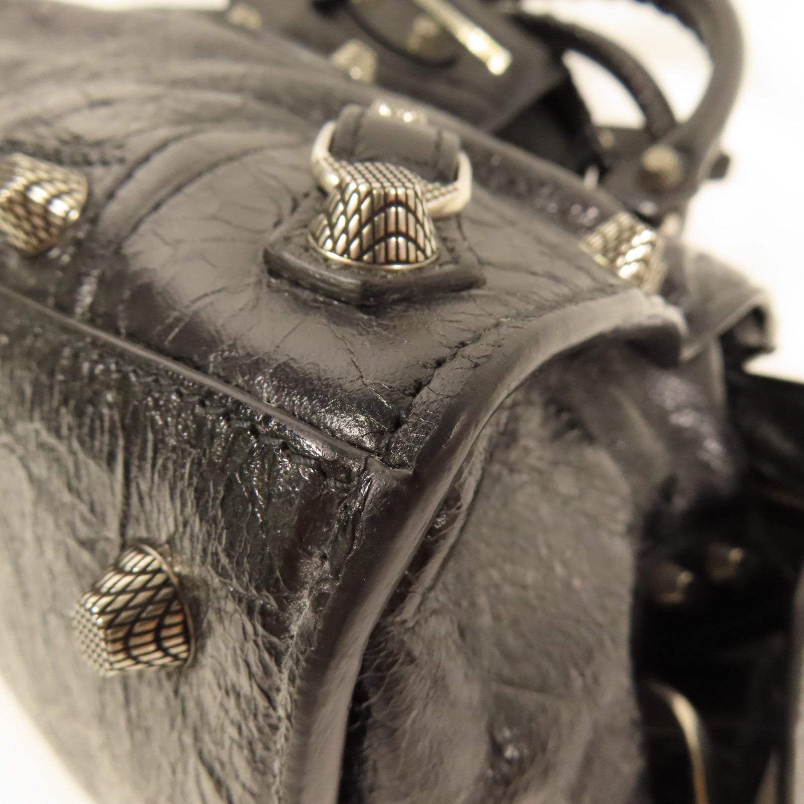 BALENCIAGA 牛皮皮革Neo Cagole銀扣手挽肩背兩用袋