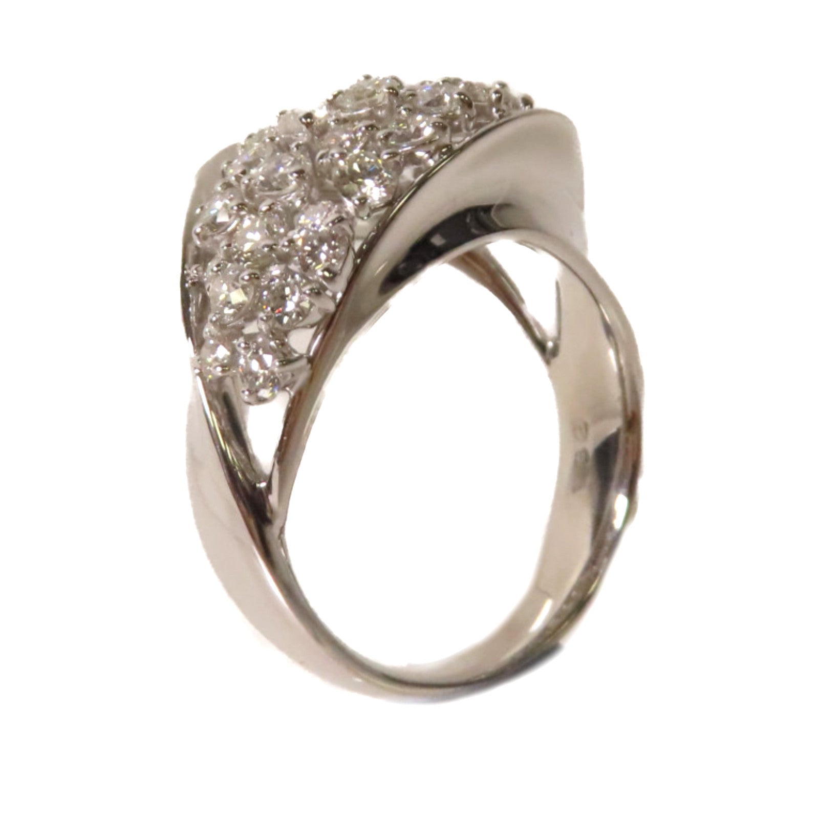JEWELRY 18K白金/1.32ct鑽石Diamond Ring戒指US#5.75