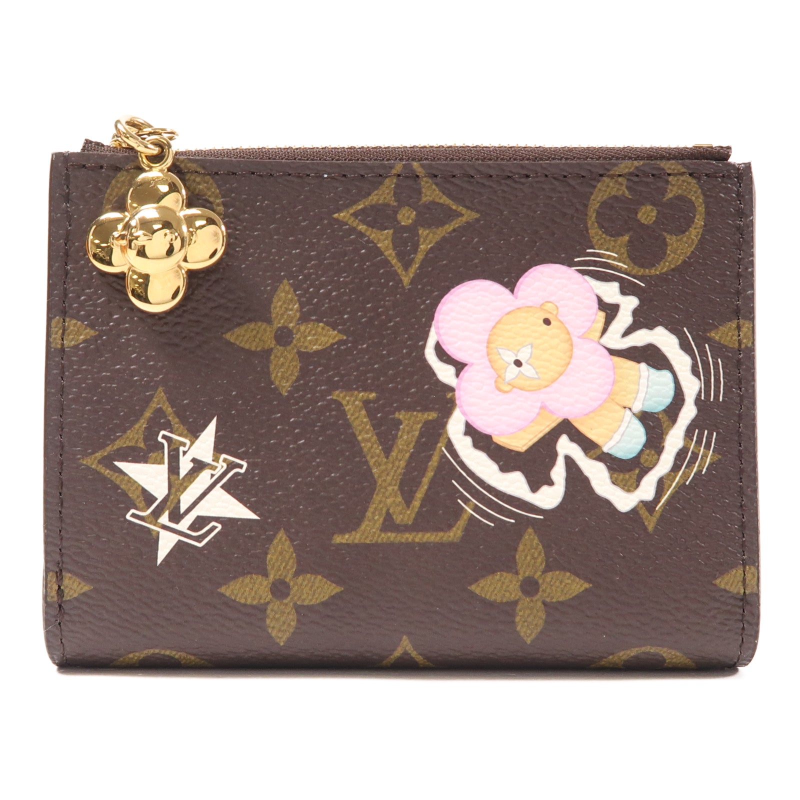 LOUIS VUITTON Monogram Lisa Wallet金扣錢包
