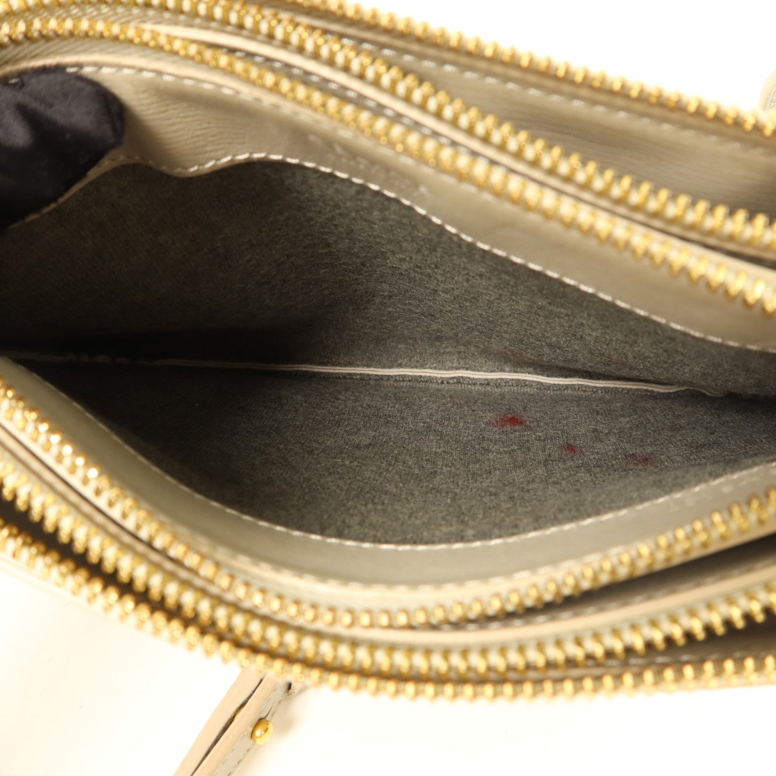 CELINE 牛皮皮革Trio Bag金扣肩背袋