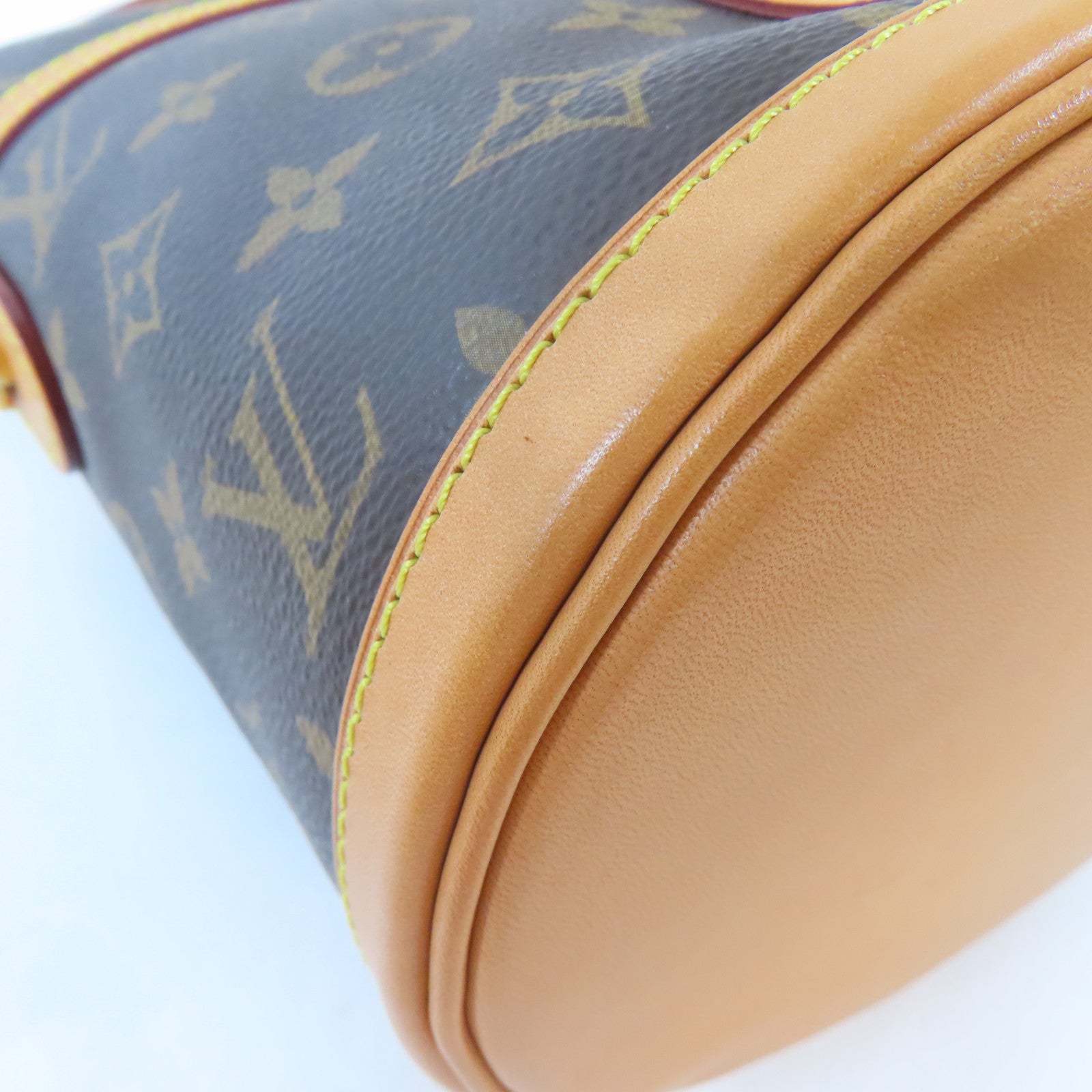 LOUIS VUITTON Monogram Duffle金扣手挽肩背兩用袋啡色