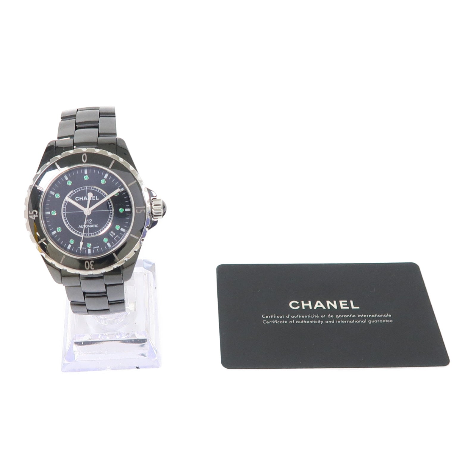 CHANEL J12陶瓷不鏽鋼手錶自動機芯黑色