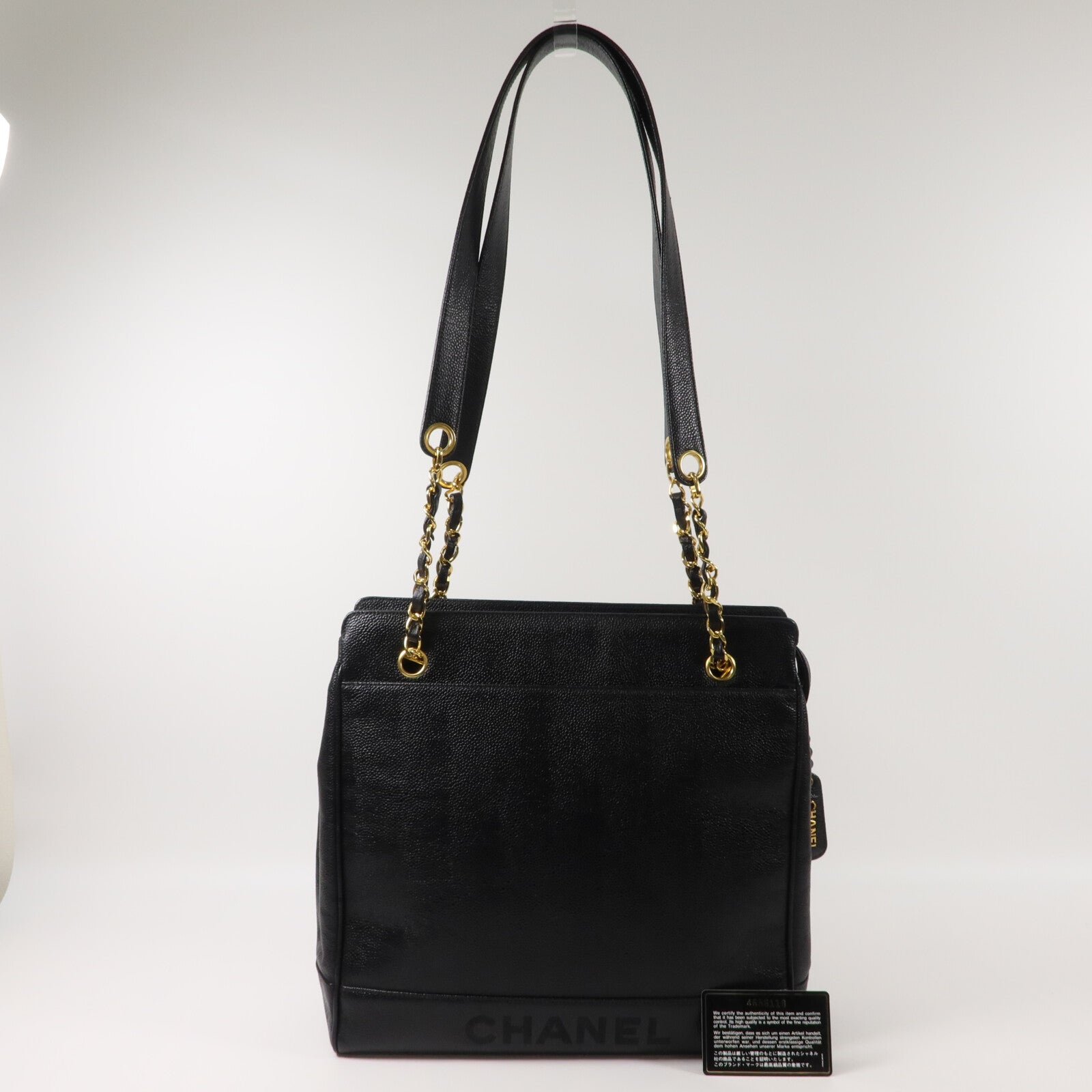 CHANEL 牛皮皮革Vintage Totebag手挽袋