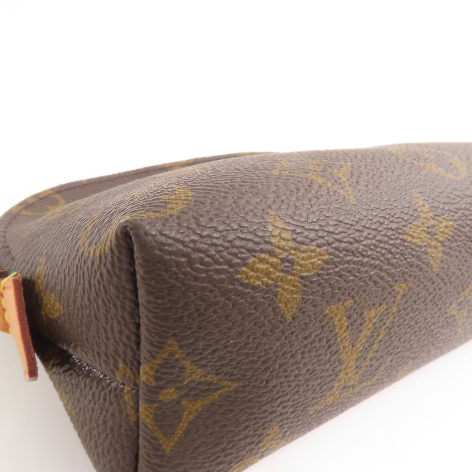 LOUIS VUITTON LV Cosmetic Pouch Clutch Bag M47515 Monogram Brown