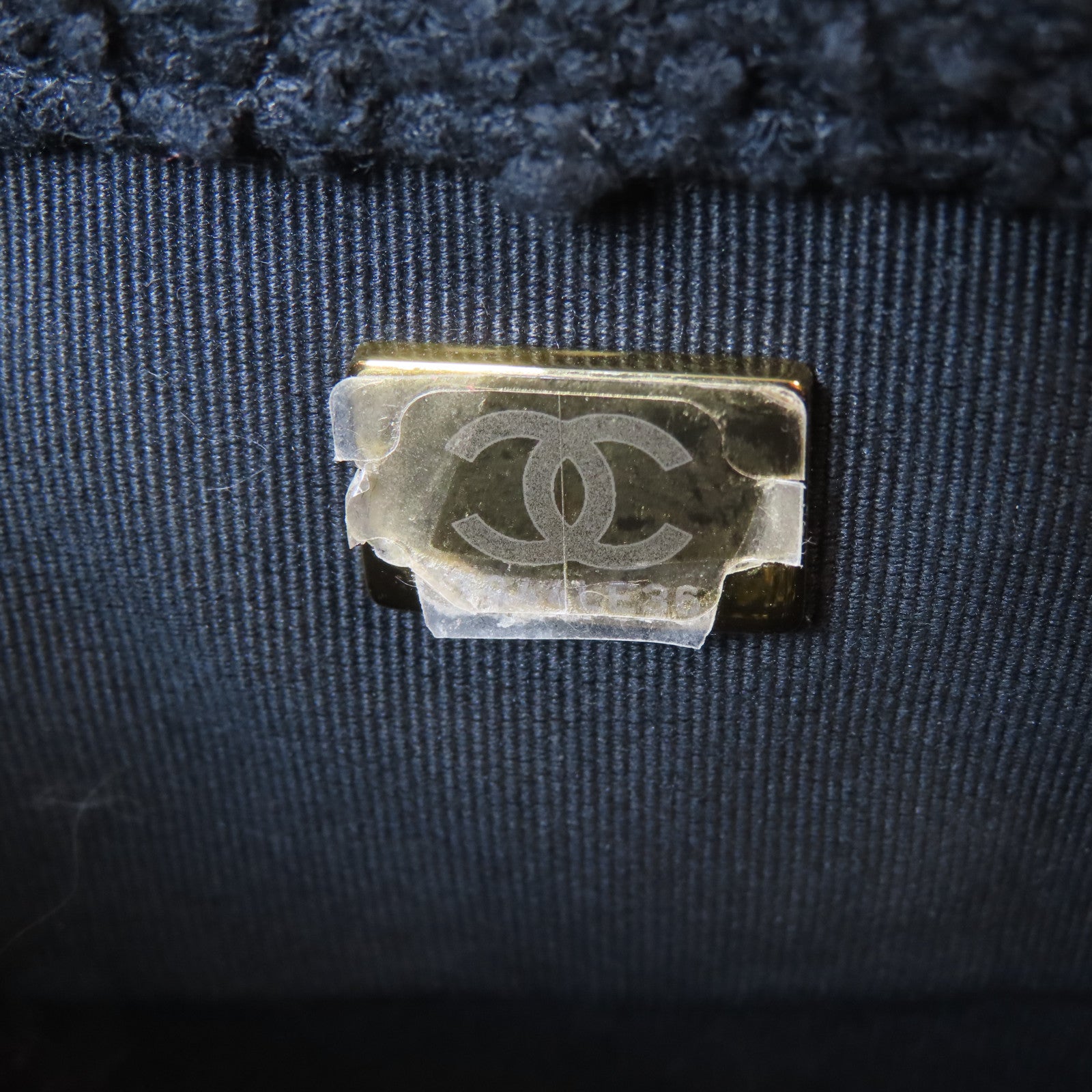 CHANEL 【激減優惠】斜紋軟呢/菱格牛皮皮革Chain Shoulder金扣手挽肩背兩用袋黑色