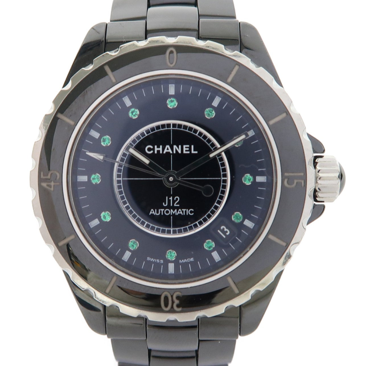 CHANEL J12陶瓷不鏽鋼手錶自動機芯黑色