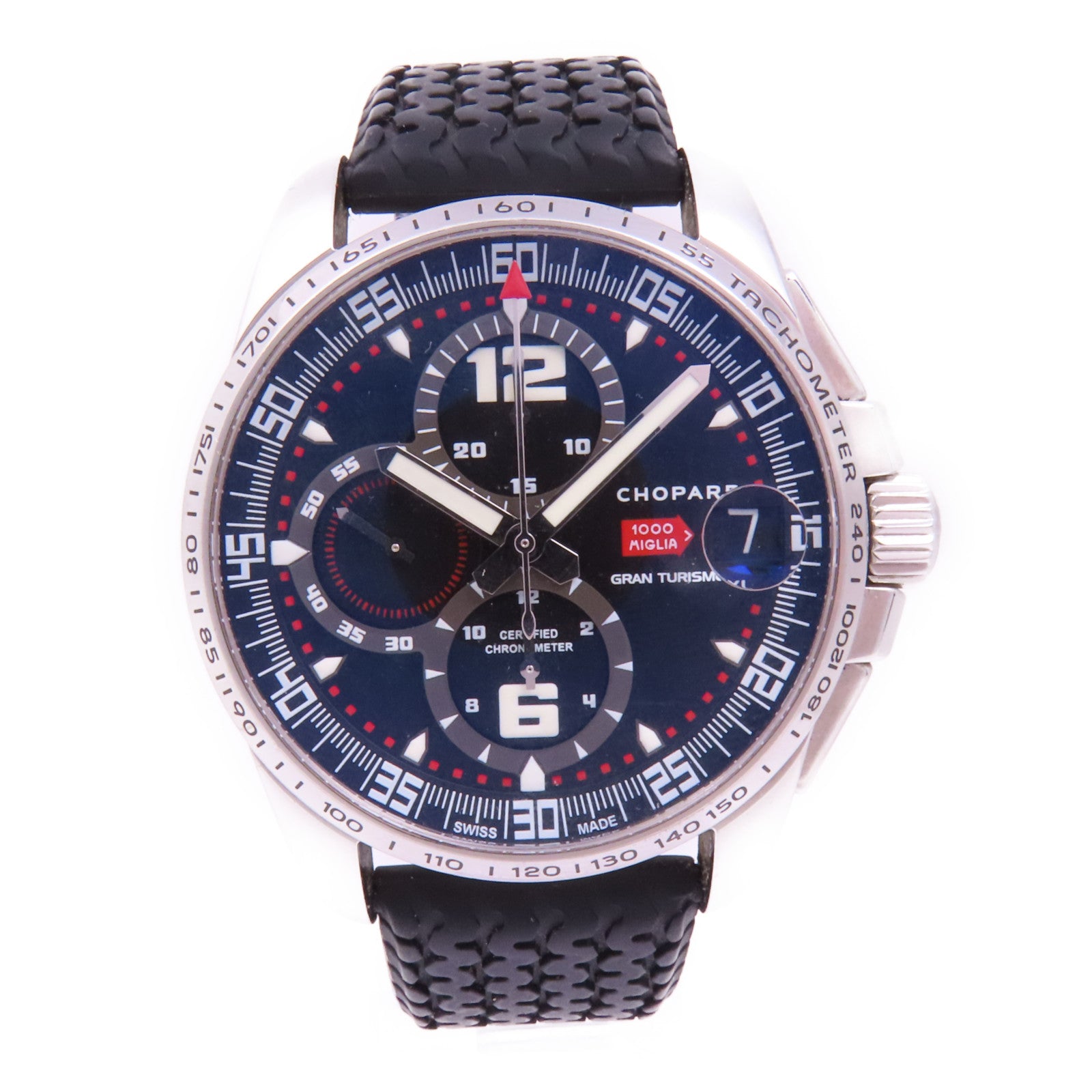 Chopard Mile Miglia GT XL 16/8459-3001 Automatic Watch Stainless Stee/ PVC Belt