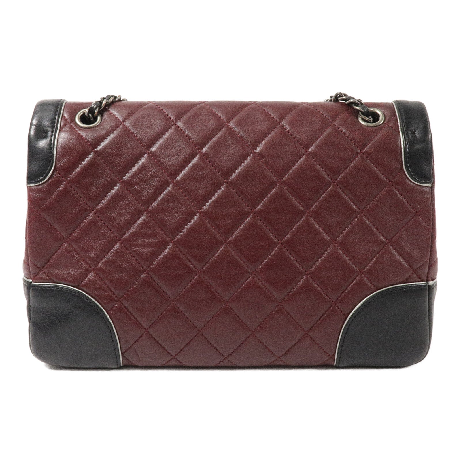 CHANEL 羊皮皮革Shoulder Bag鏈帶肩背袋
