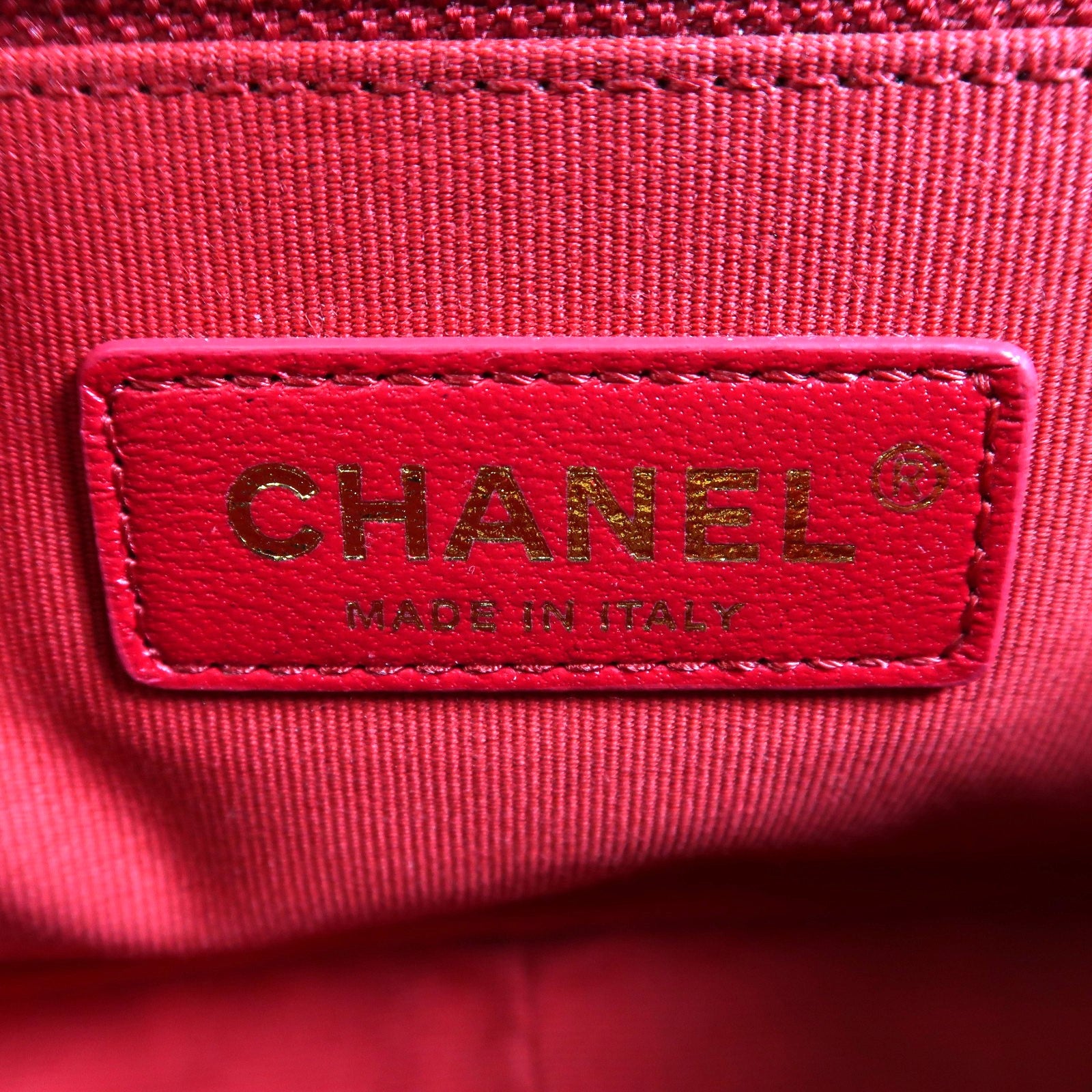 CHANEL 菱格牛皮皮革Shoulder Bag金扣鏈帶肩背袋黑色