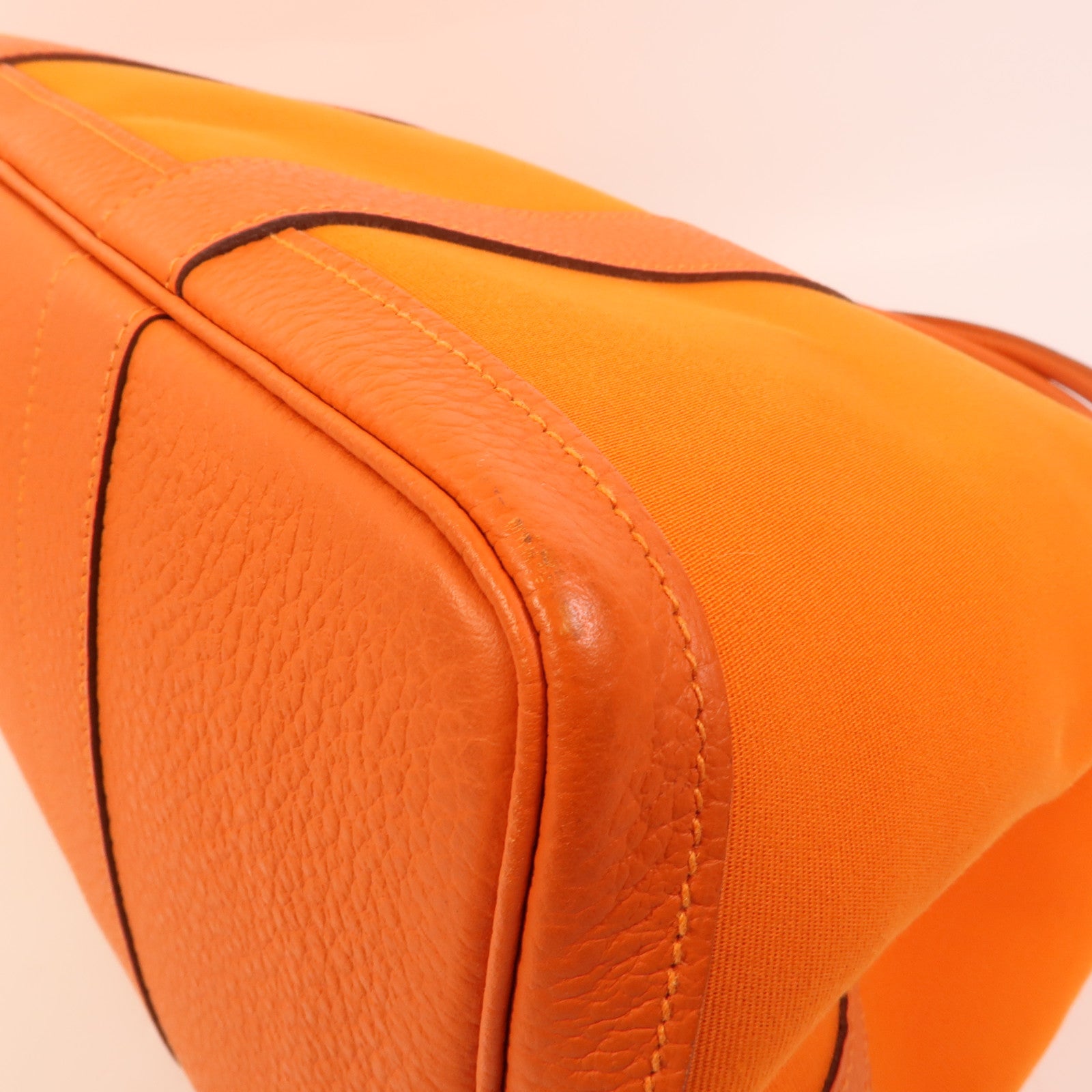 HERMES Toile Garden Party PM手挽袋Feu
